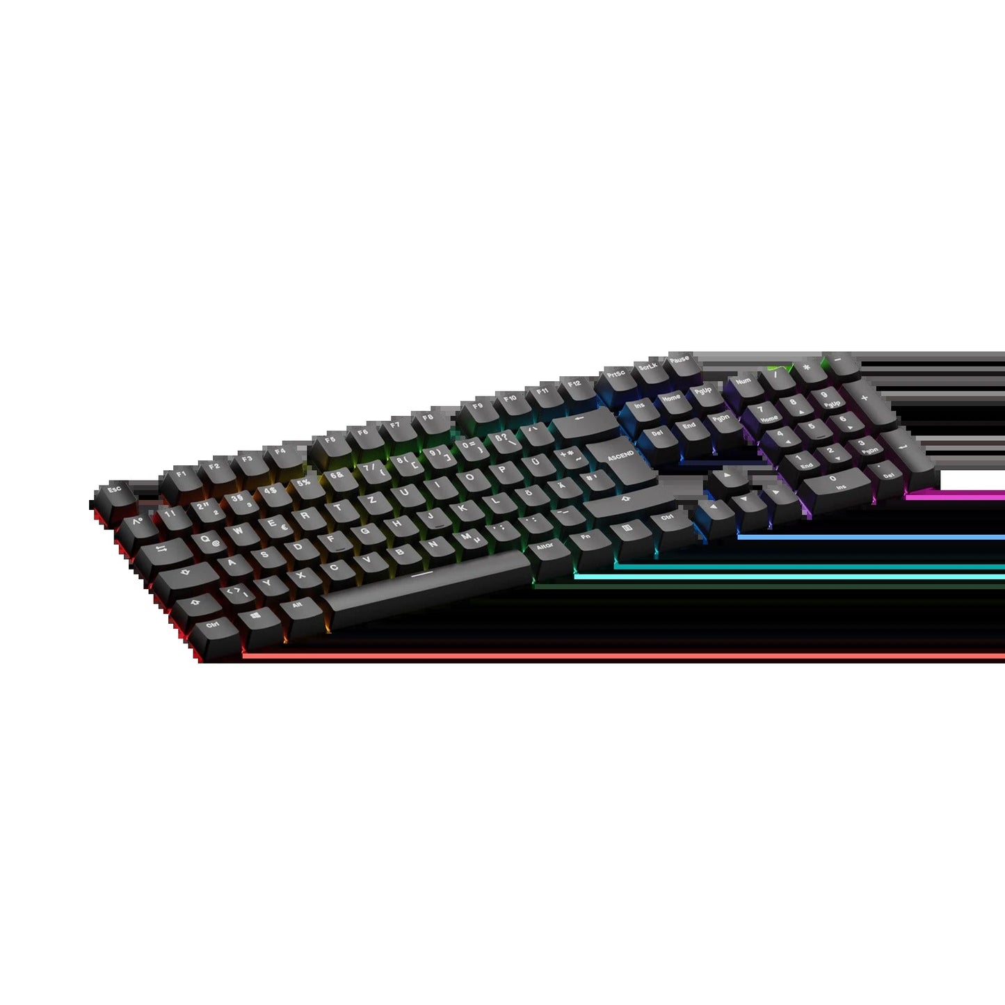 Keycaps Basics Classic Black DE