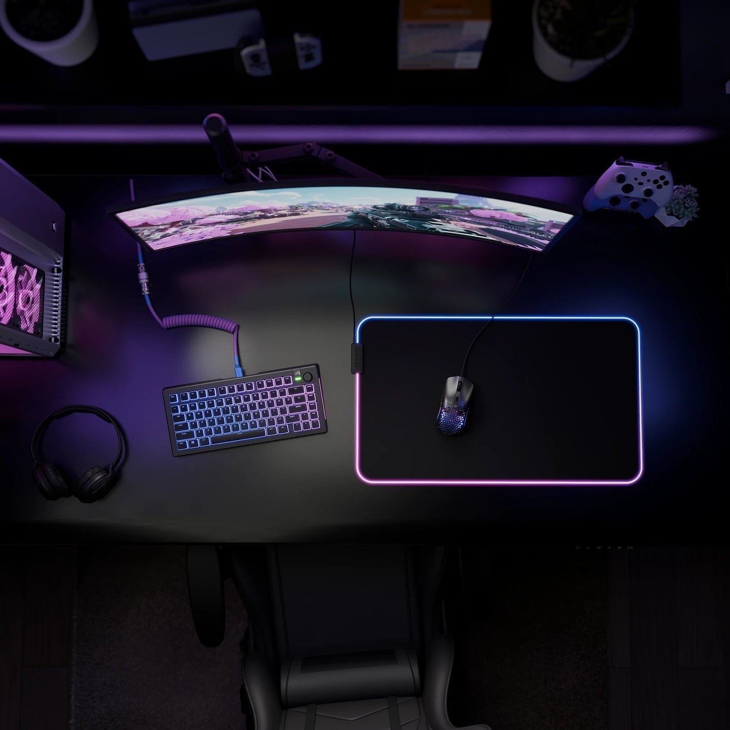GMP 2 GLED RGB Gaming Mouse Pad