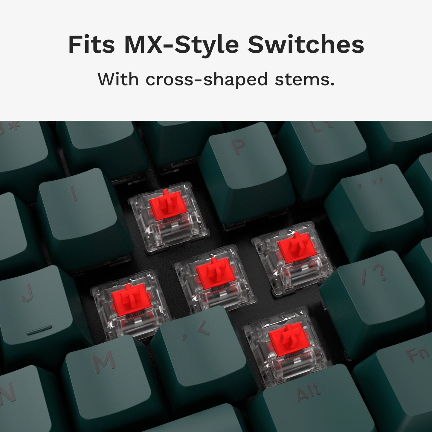 GPBT Totem Green Basics Keycaps