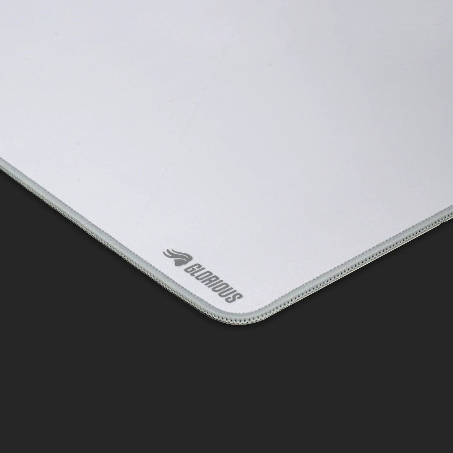 GMP 2 White Stitched Cloth Gaming Mouse Pad