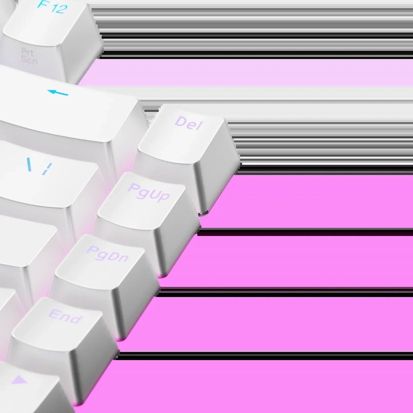 Keycaps Backlit White US