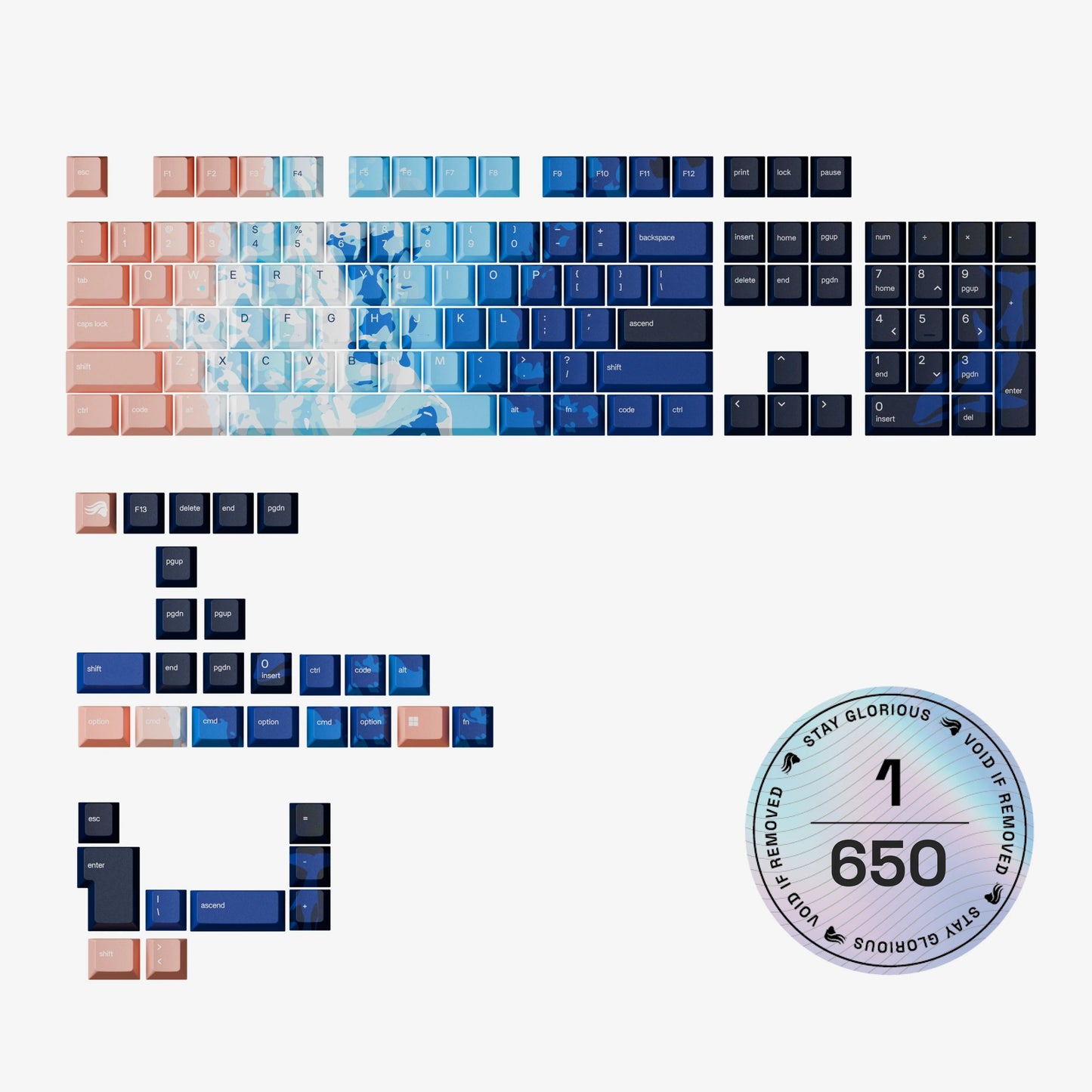 GPBT High Tide Keycaps