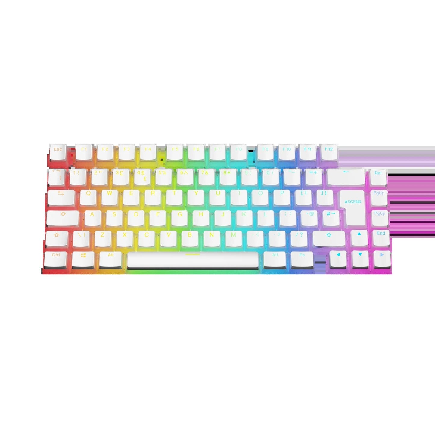 Keycaps Aura V3 White UK