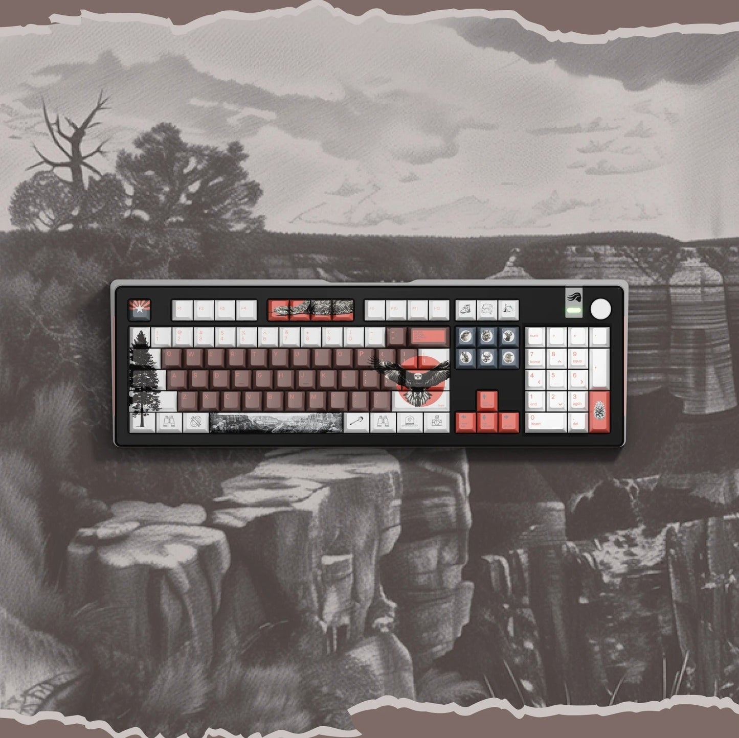 NPCA + Glorious GPBT National Parks Collection Keycaps