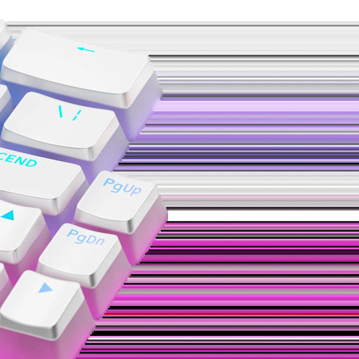 Keycaps Aura V3 White US