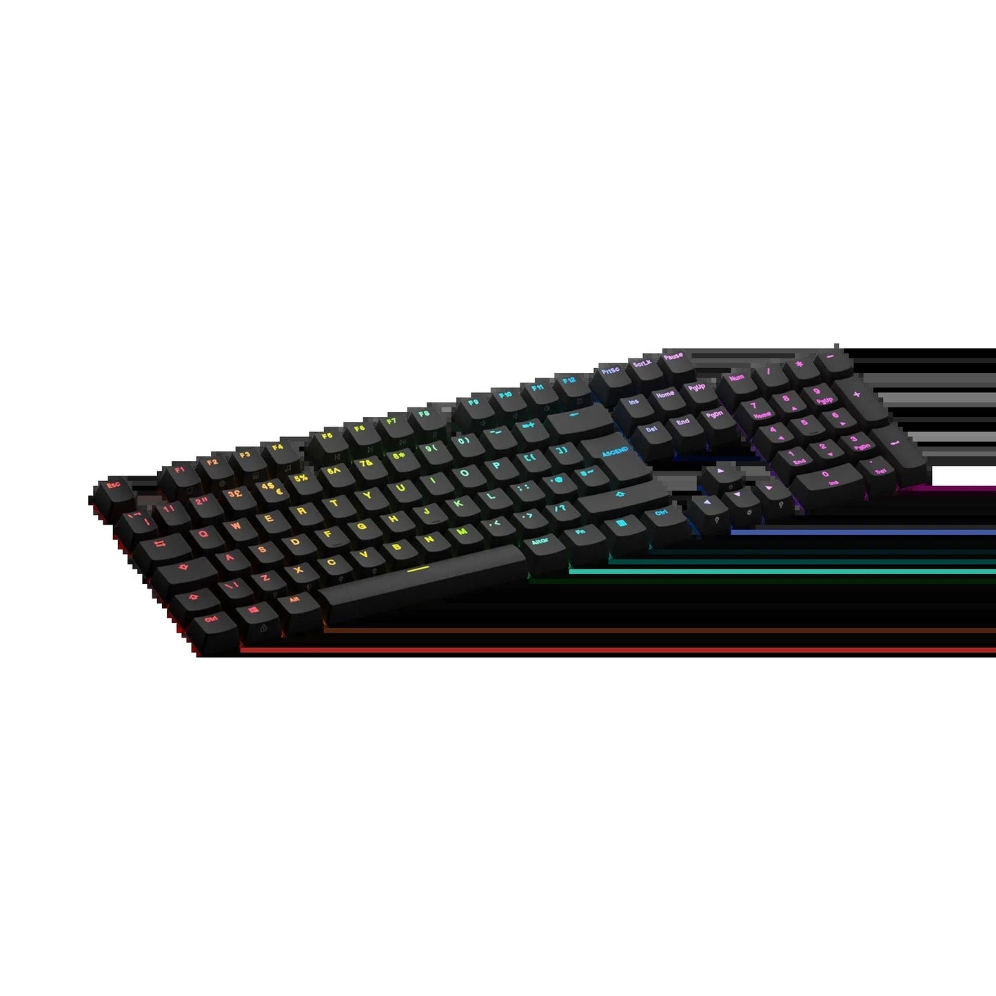 Keycaps Backlit Black UK