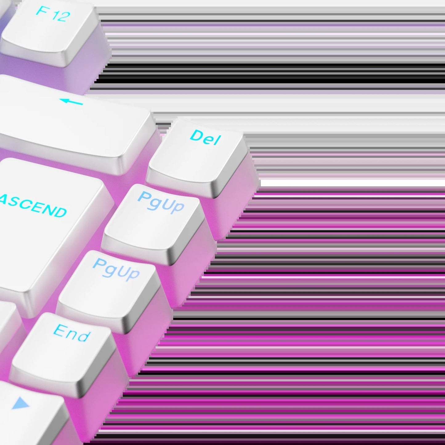Keycaps Aura V3 White ND
