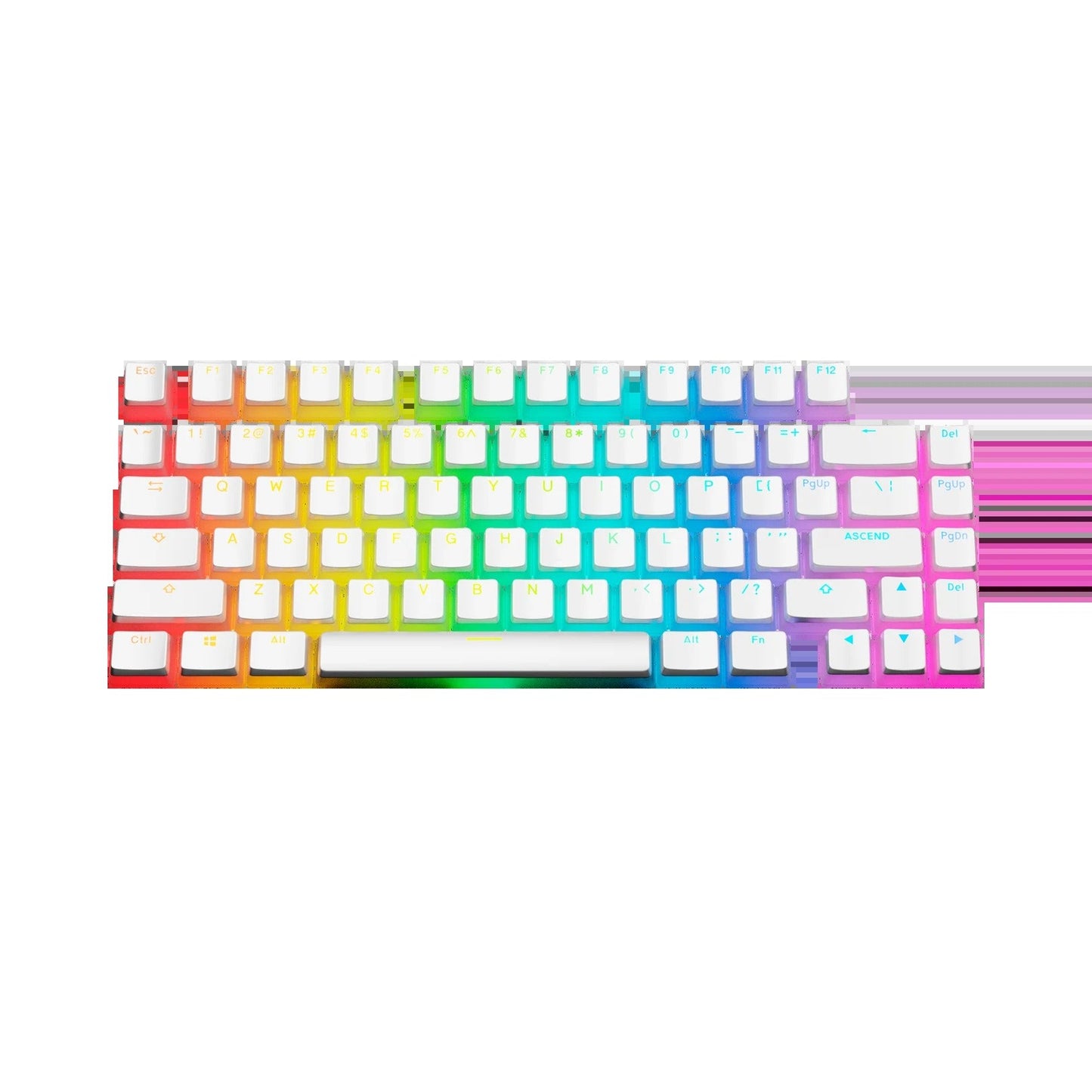 Keycaps Aura V3 White US