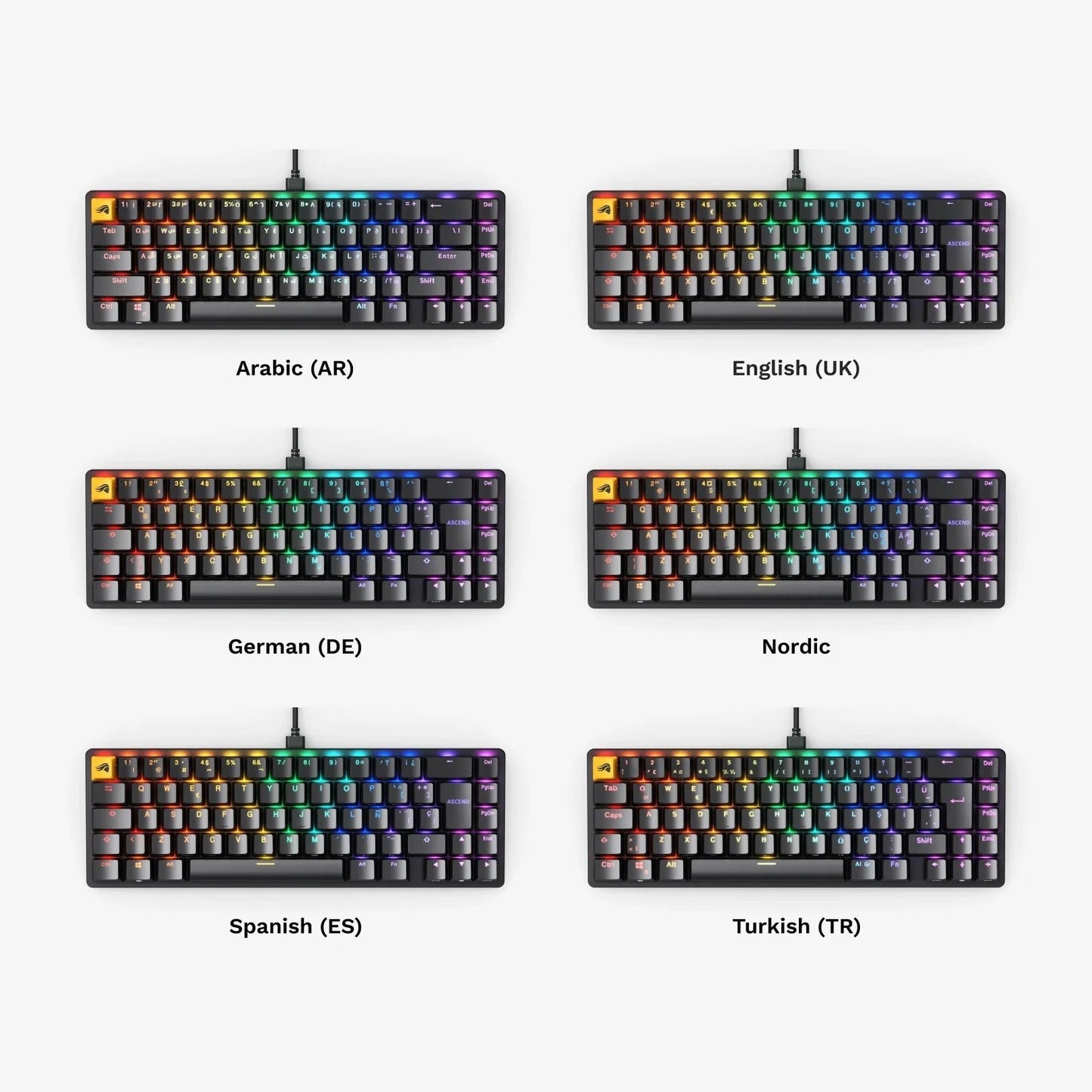 Glorious Mechanical Gaming Keyboard GMMK 2 Compact 65%
