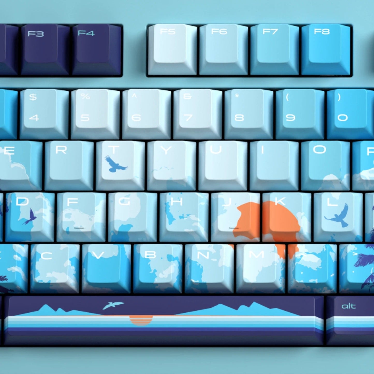 GPBT Synth Sunrise Keycaps