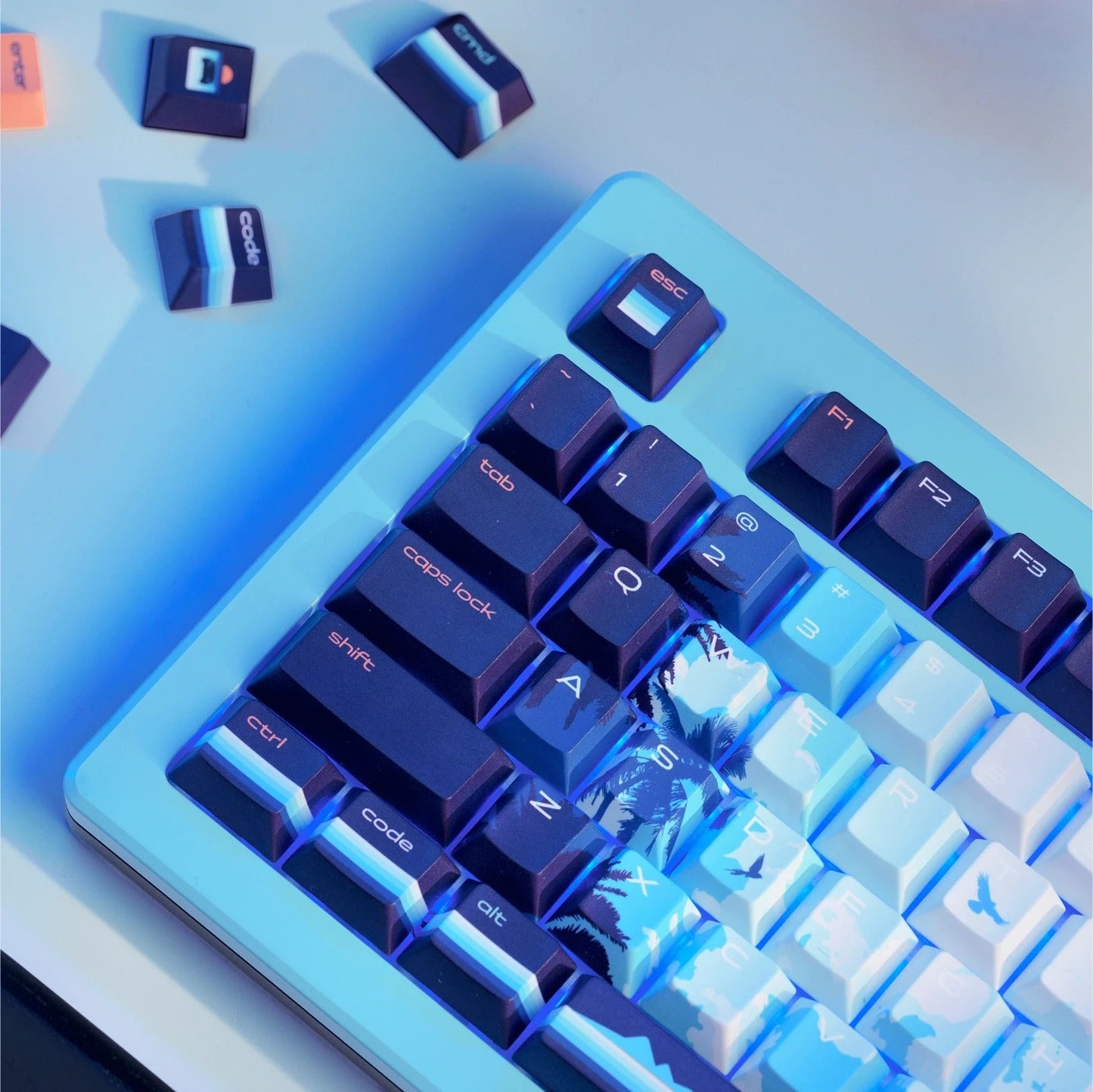 GPBT Synth Sunrise Keycaps