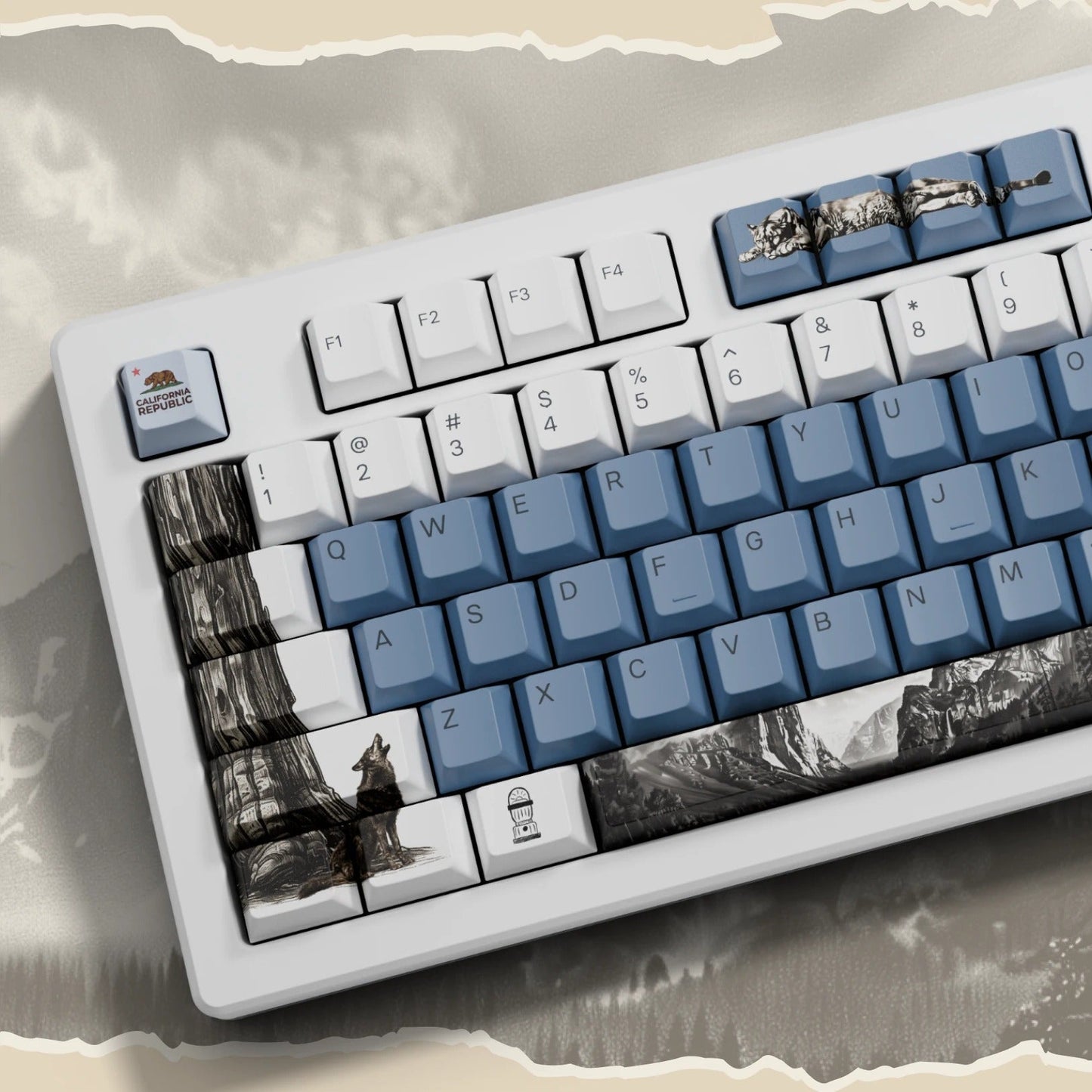 NPCA + Glorious GPBT National Parks Collection Keycaps