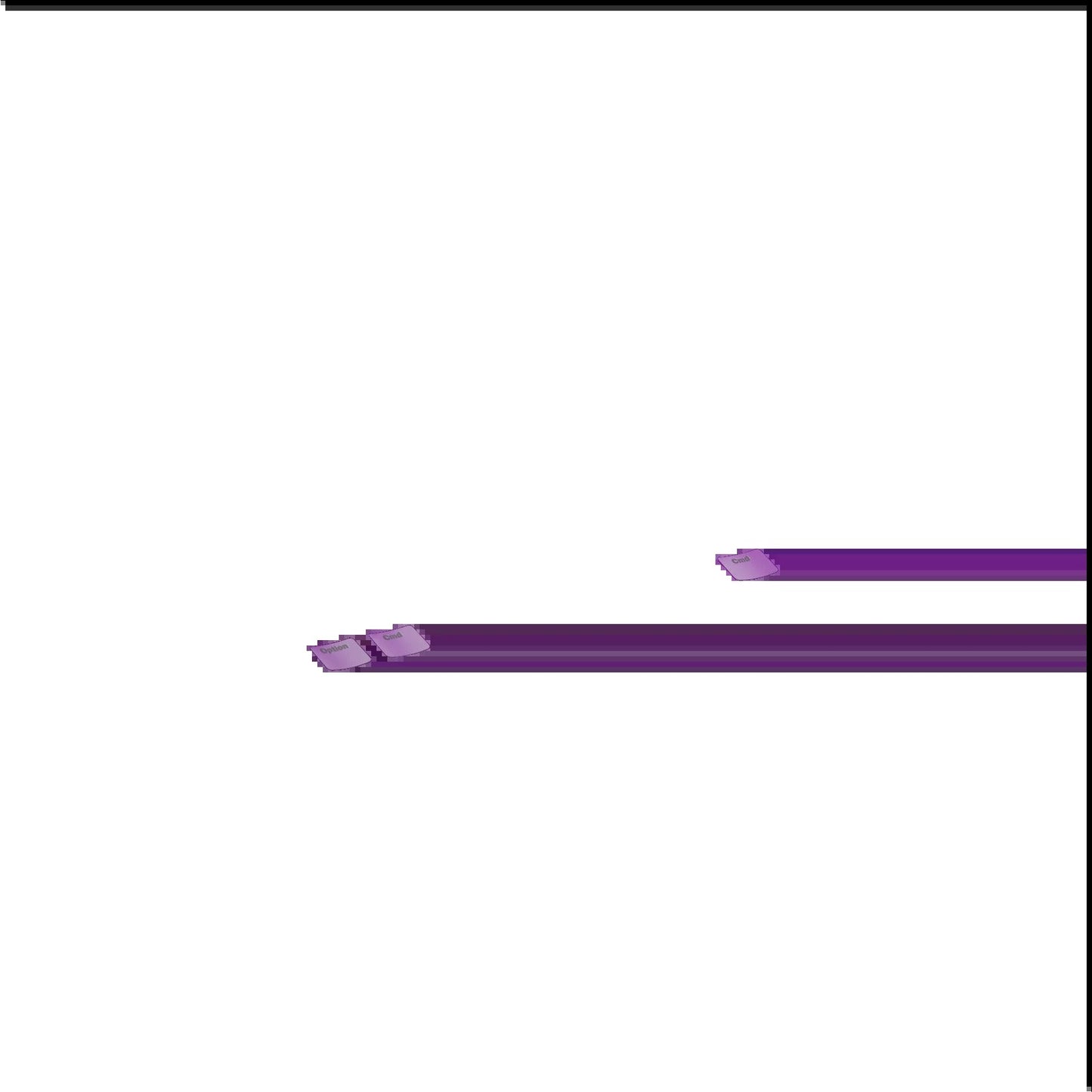 Keycaps Basics Epic Purple US