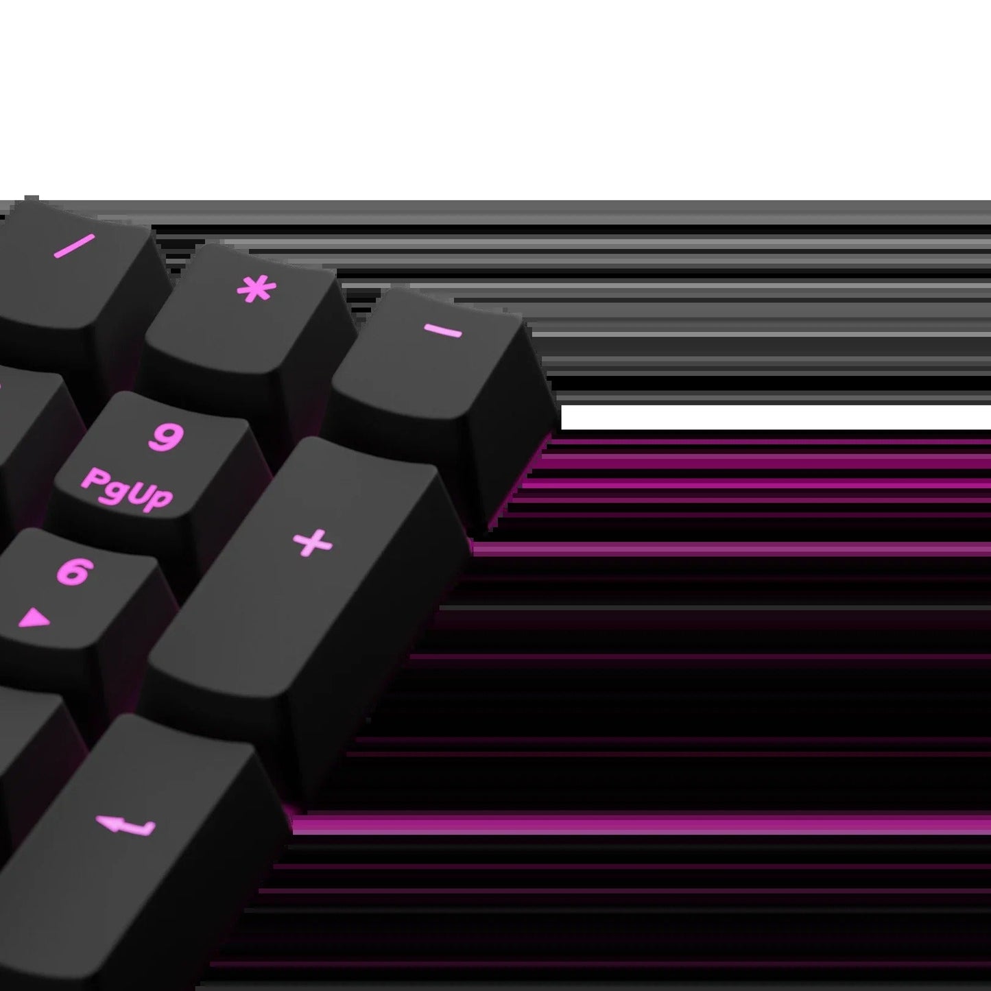Keycaps Backlit Black UK