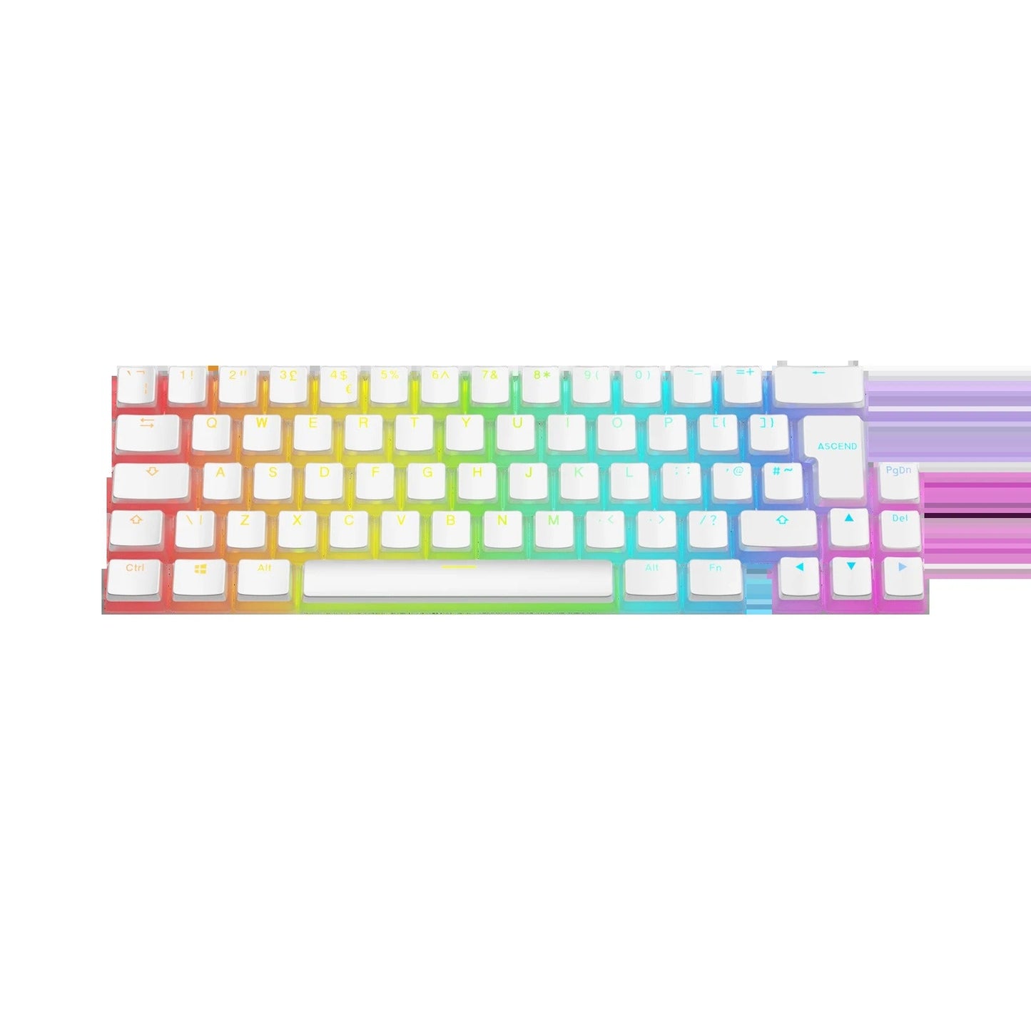 Keycaps Aura V3 White UK