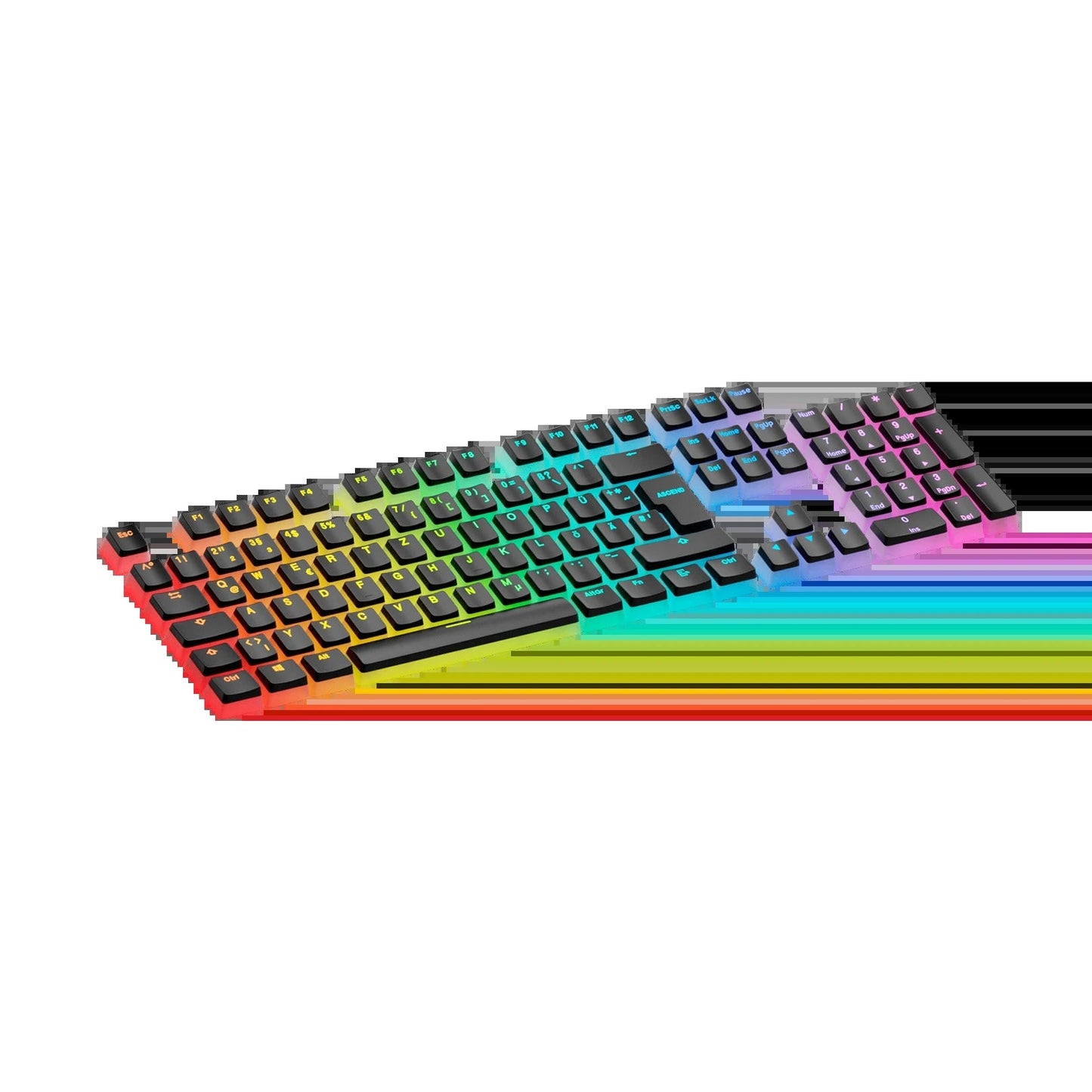 Keycaps Aura V3 Black DE