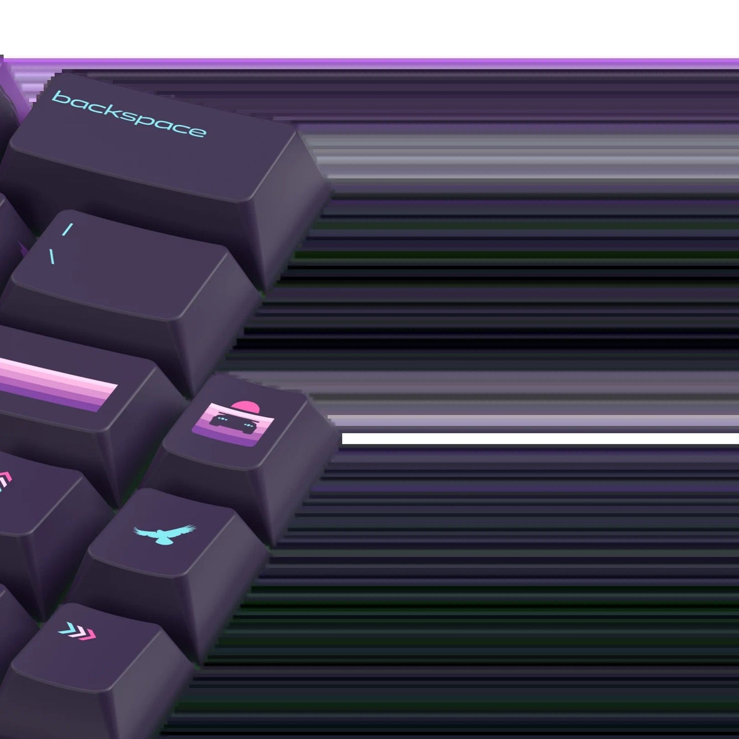Keycaps Limited Edition Synth Sunset US