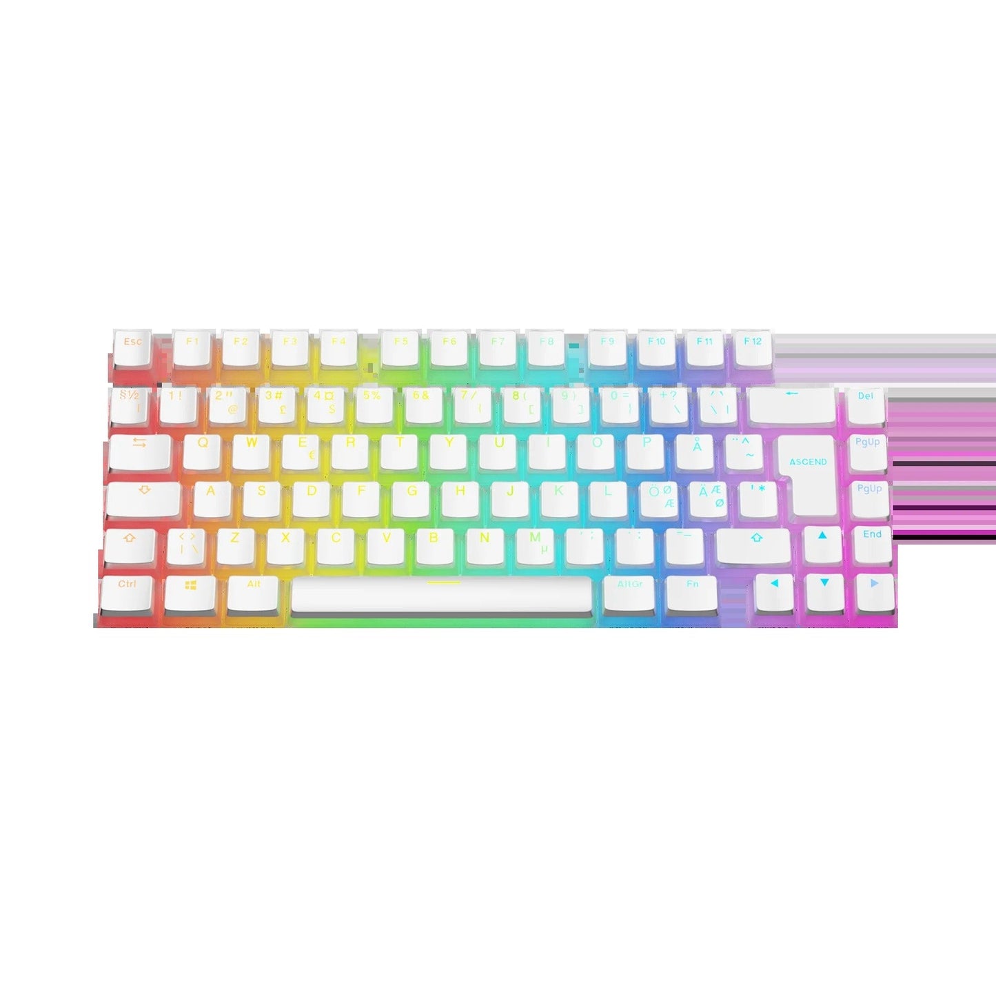 Keycaps Aura V3 White ND