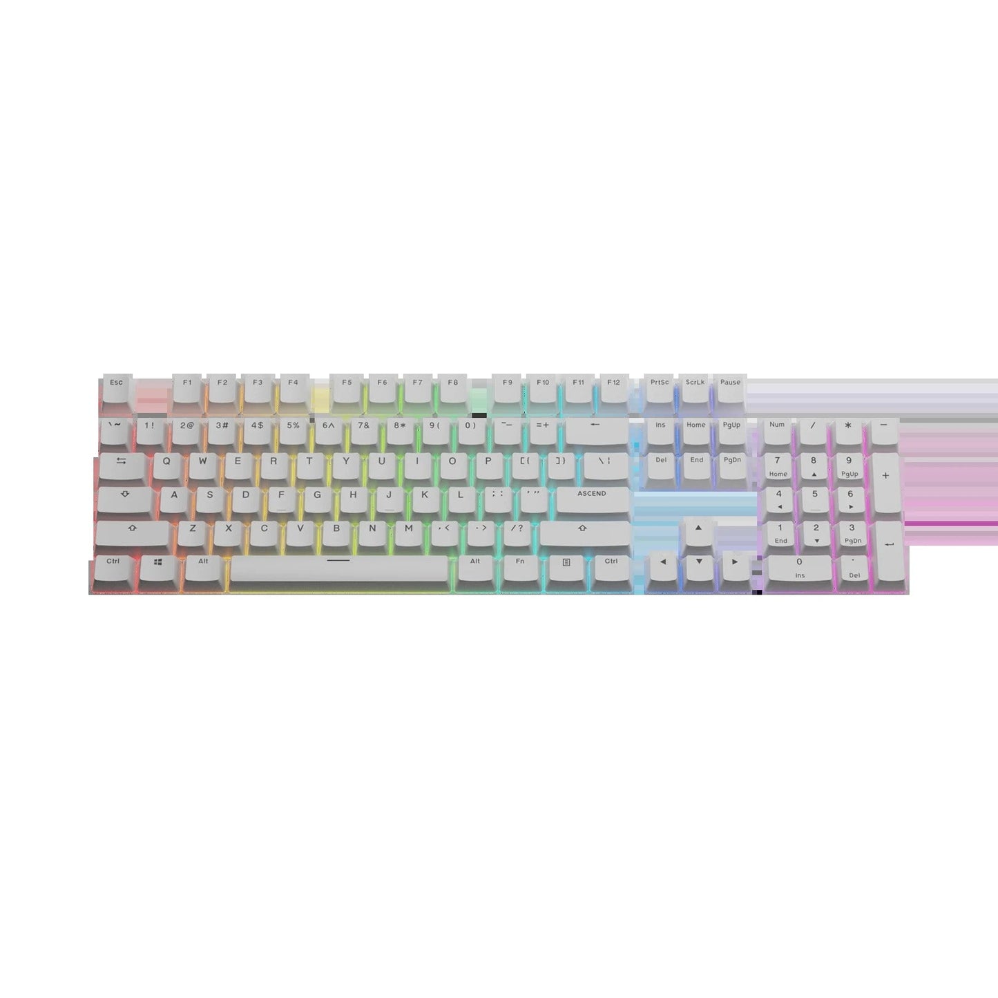 Keycaps Basics Classic White US