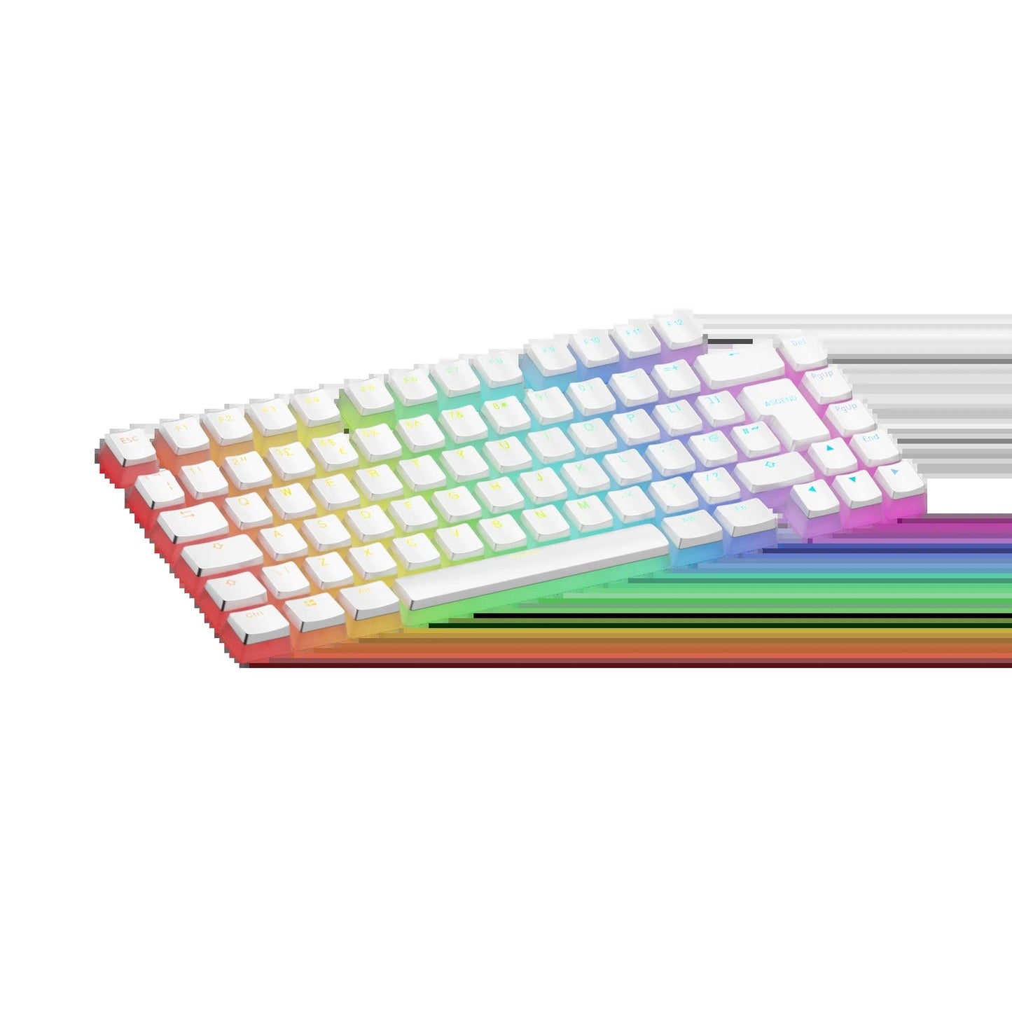 Keycaps Aura V3 White UK