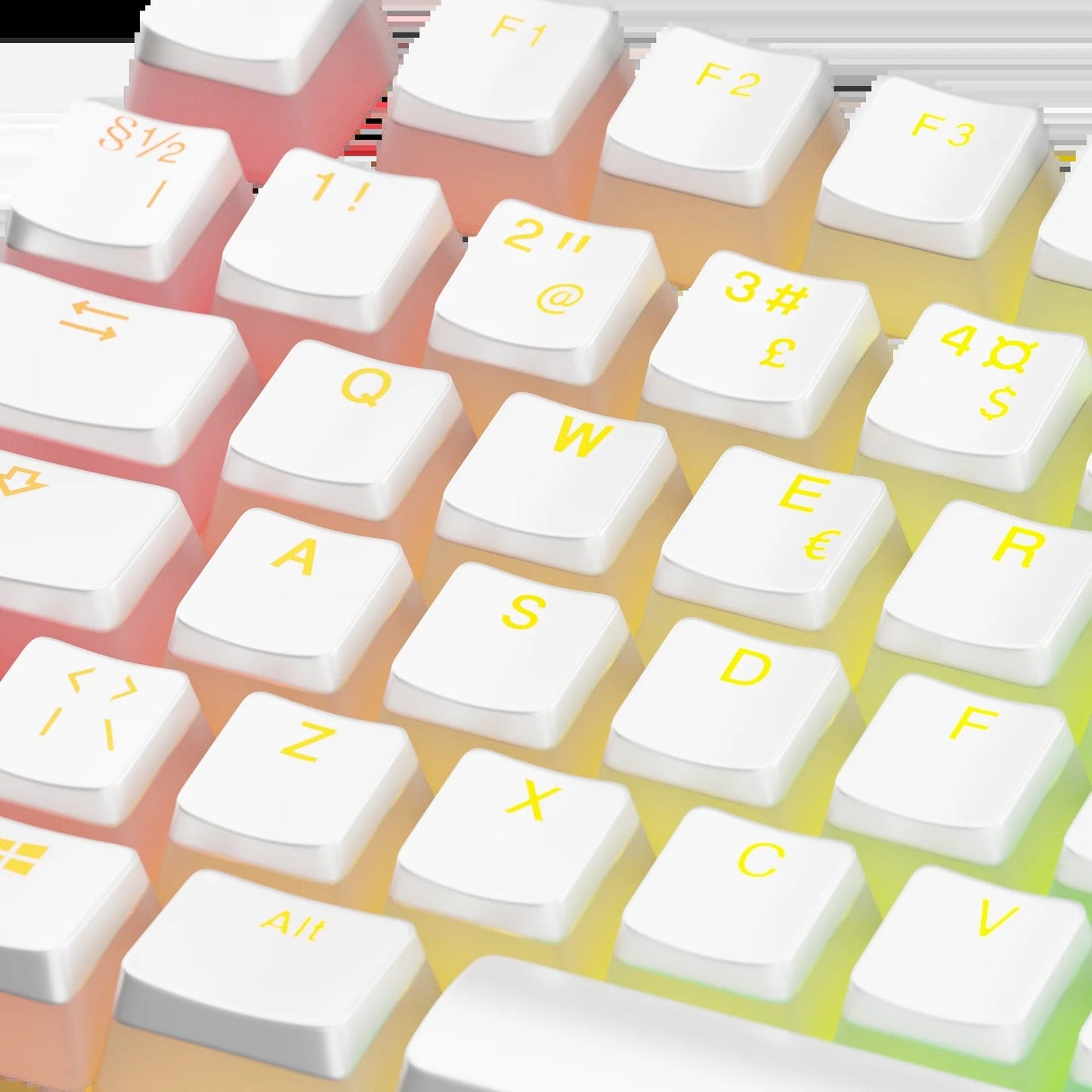 Keycaps Aura V3 White ND