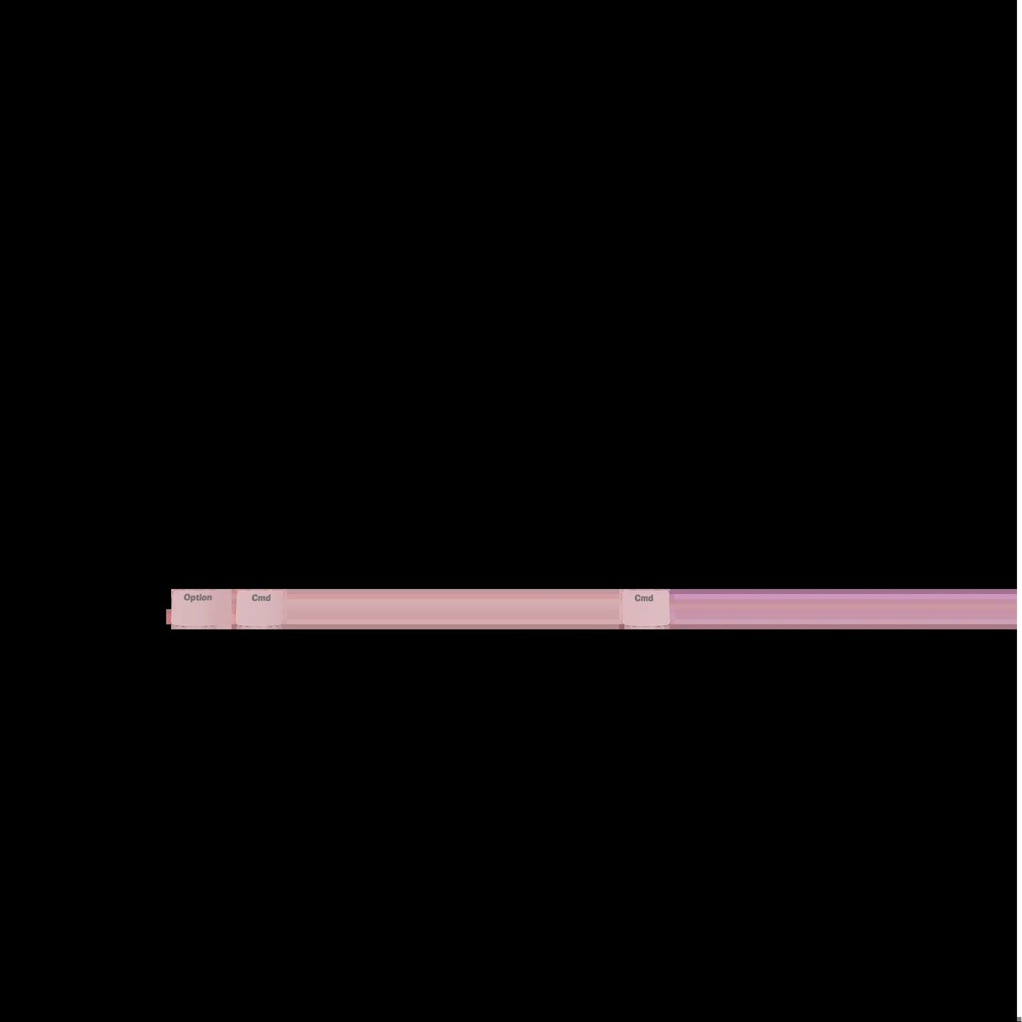Keycaps Basics Potion Pink US