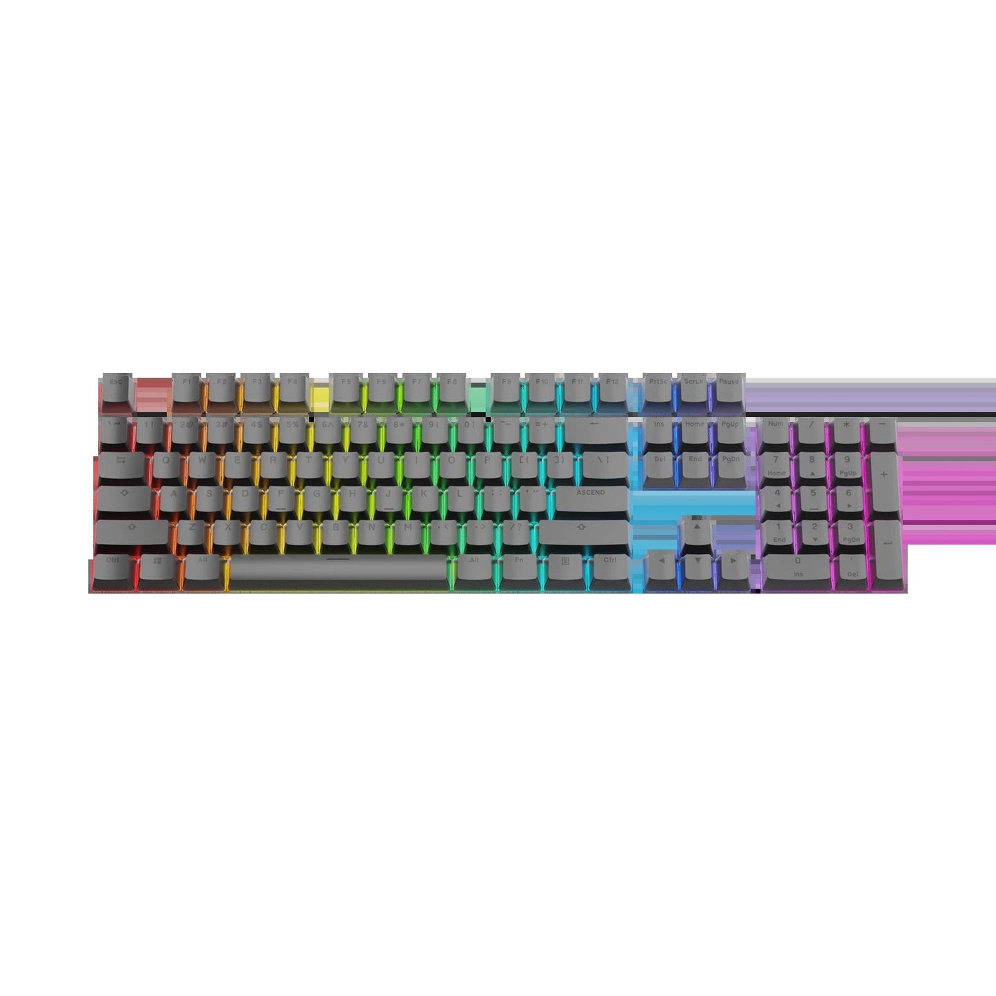 Keycaps Basics Armor Grey US