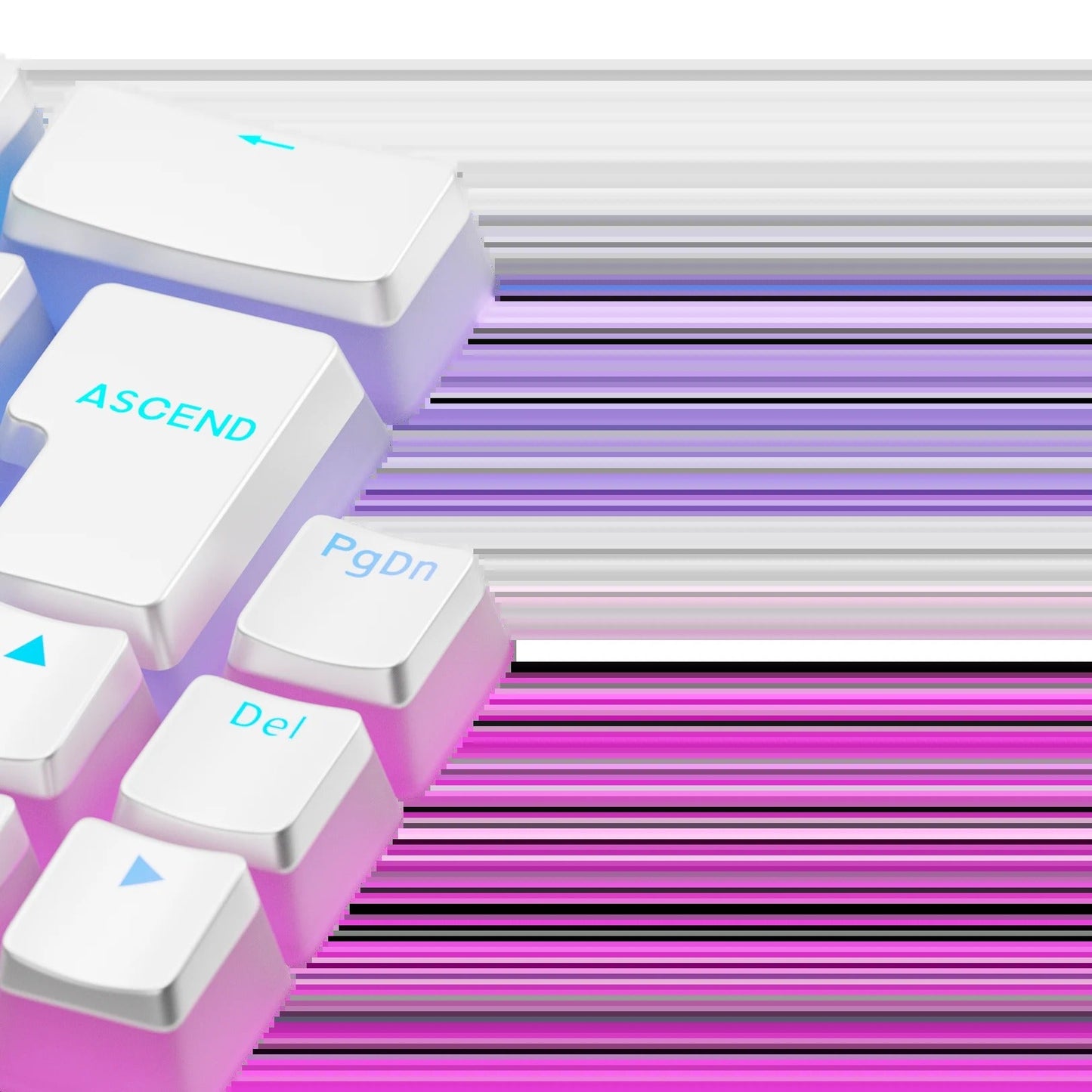 Keycaps Aura V3 White ND