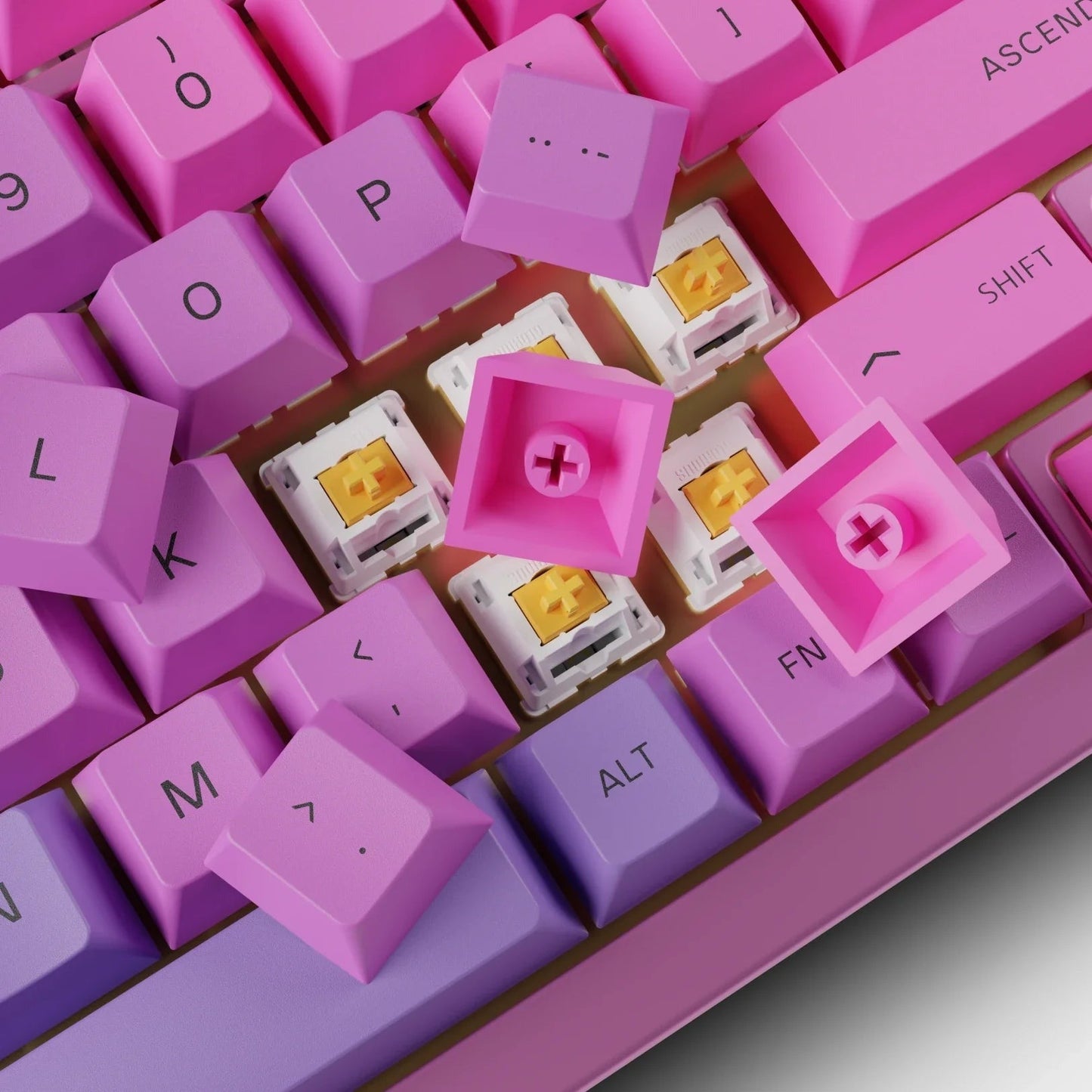 GPBT Nebula V1 Dye Sublimated Keycaps