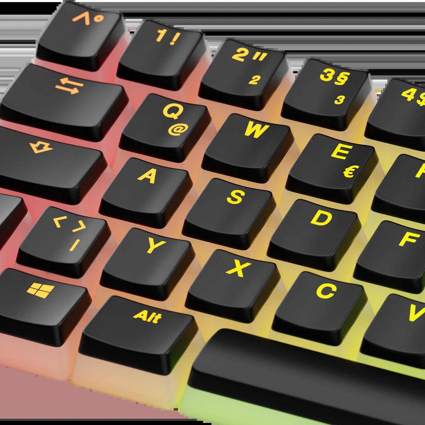 Keycaps Aura V3 Black DE