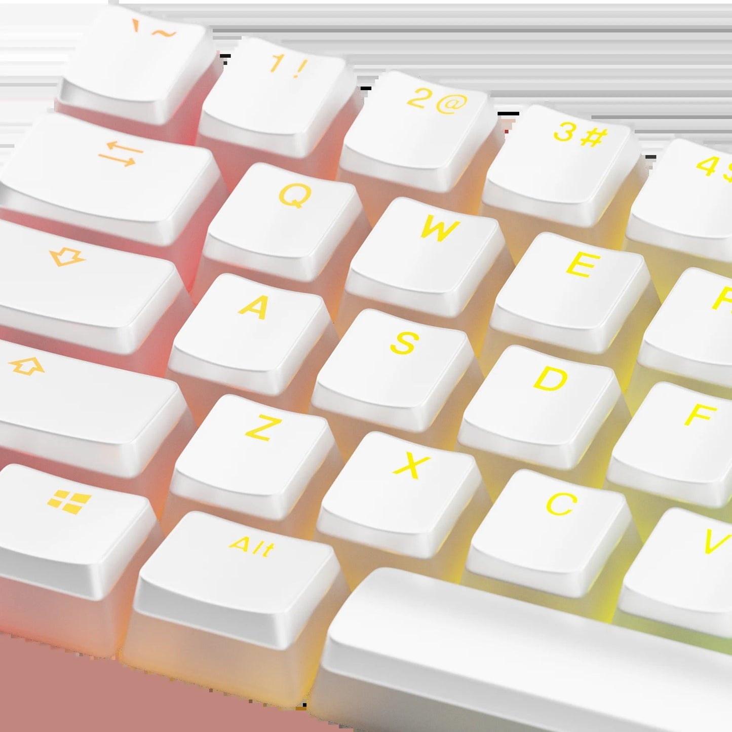 Keycaps Aura V3 White US