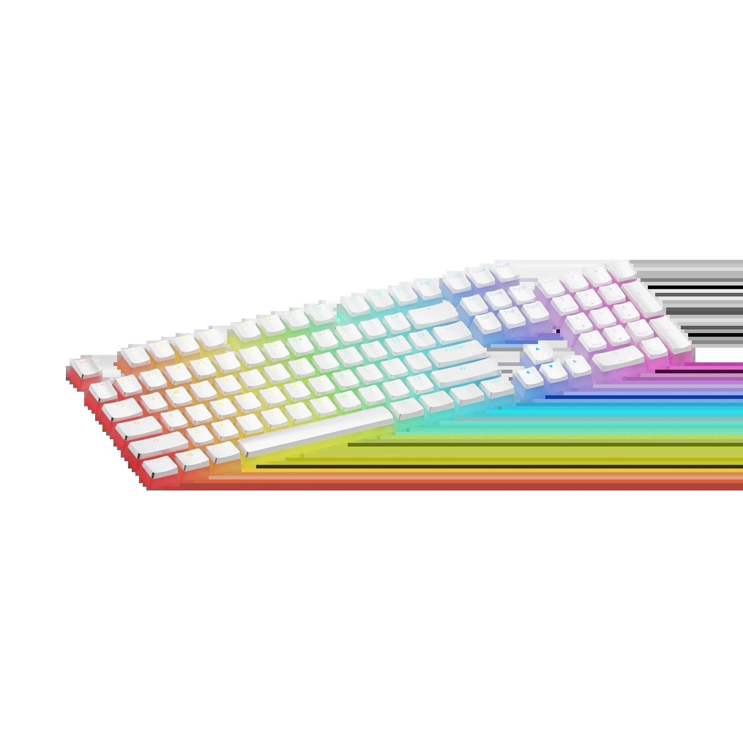 Keycaps Aura V3 White US