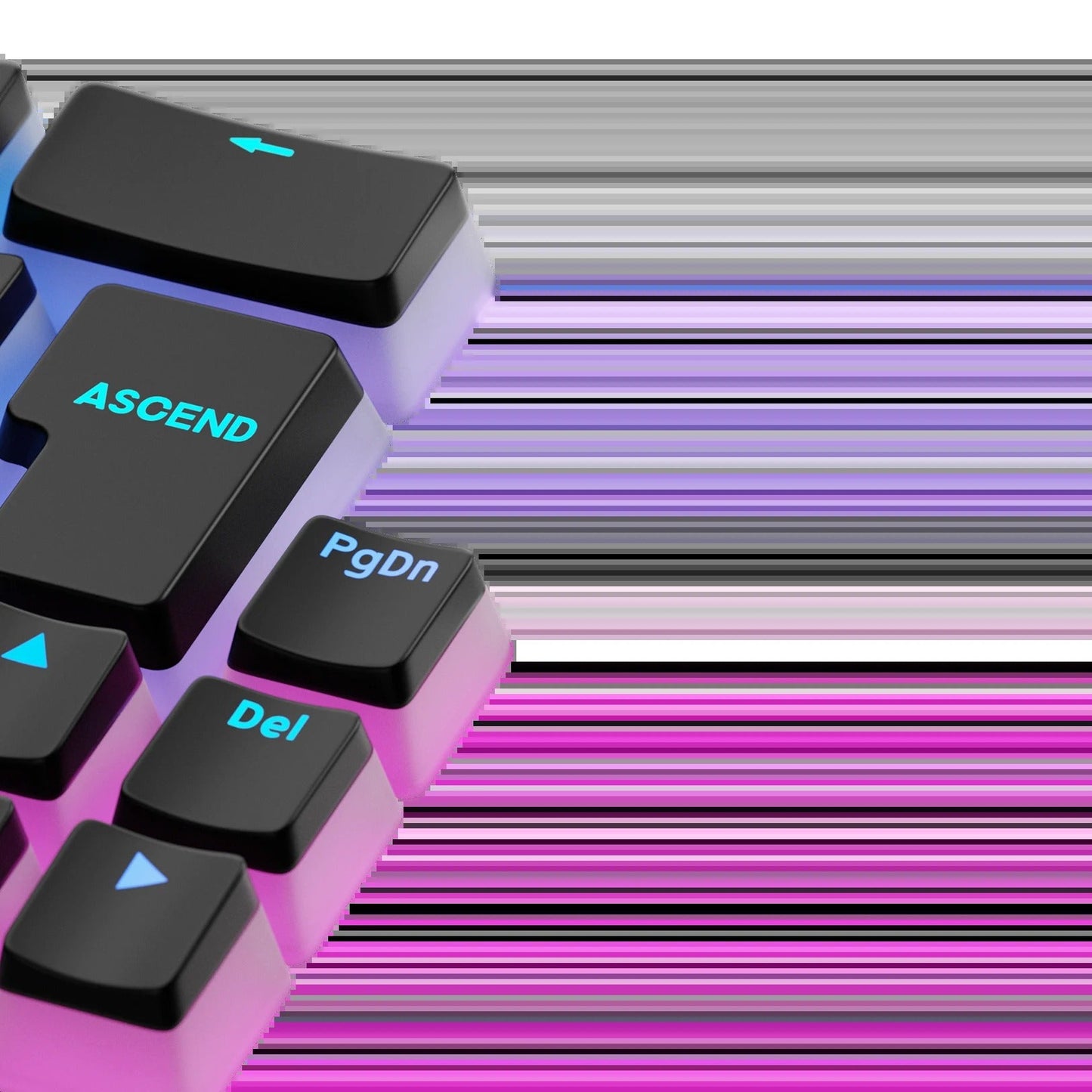 Keycaps Aura V3 Black DE