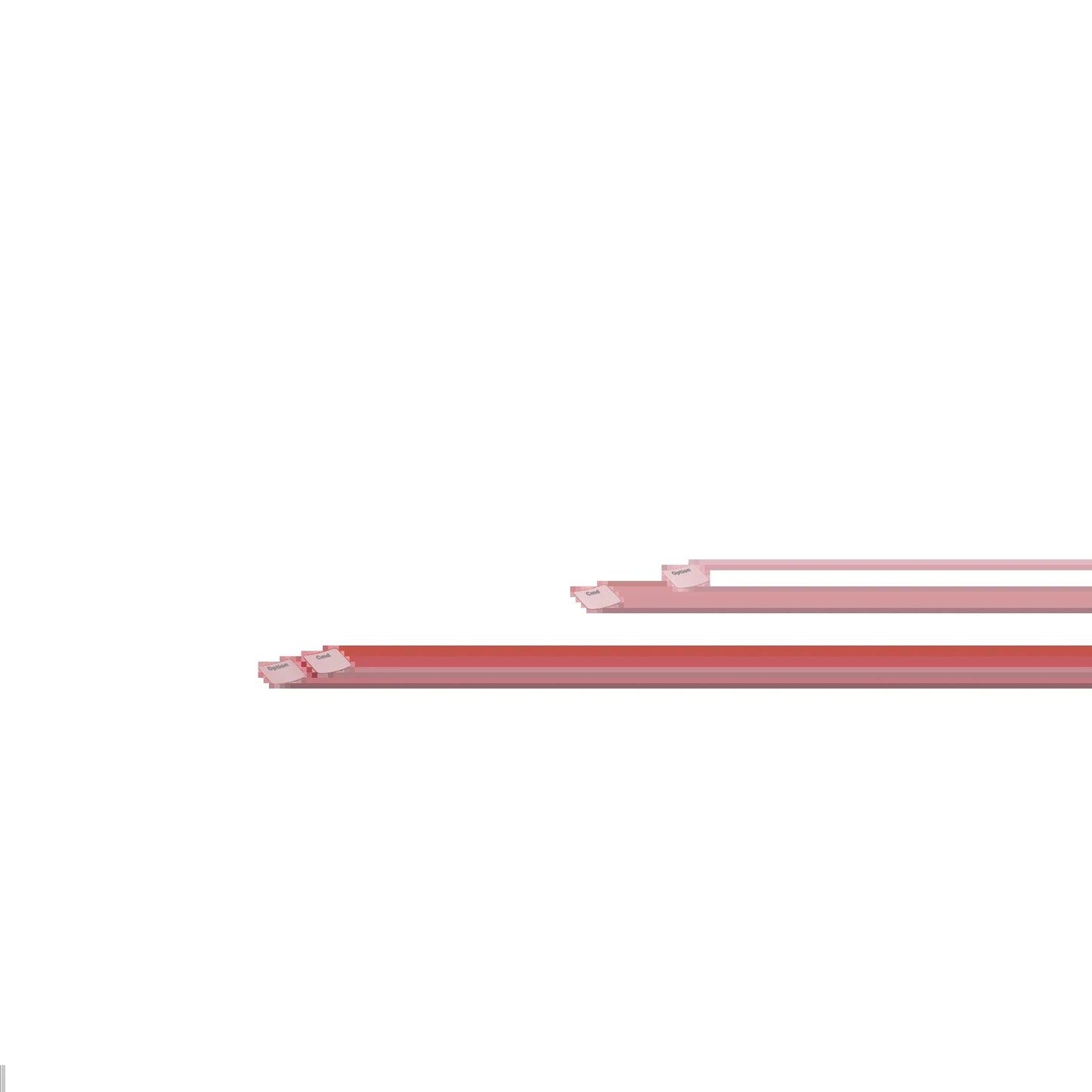 Keycaps Basics Potion Pink US