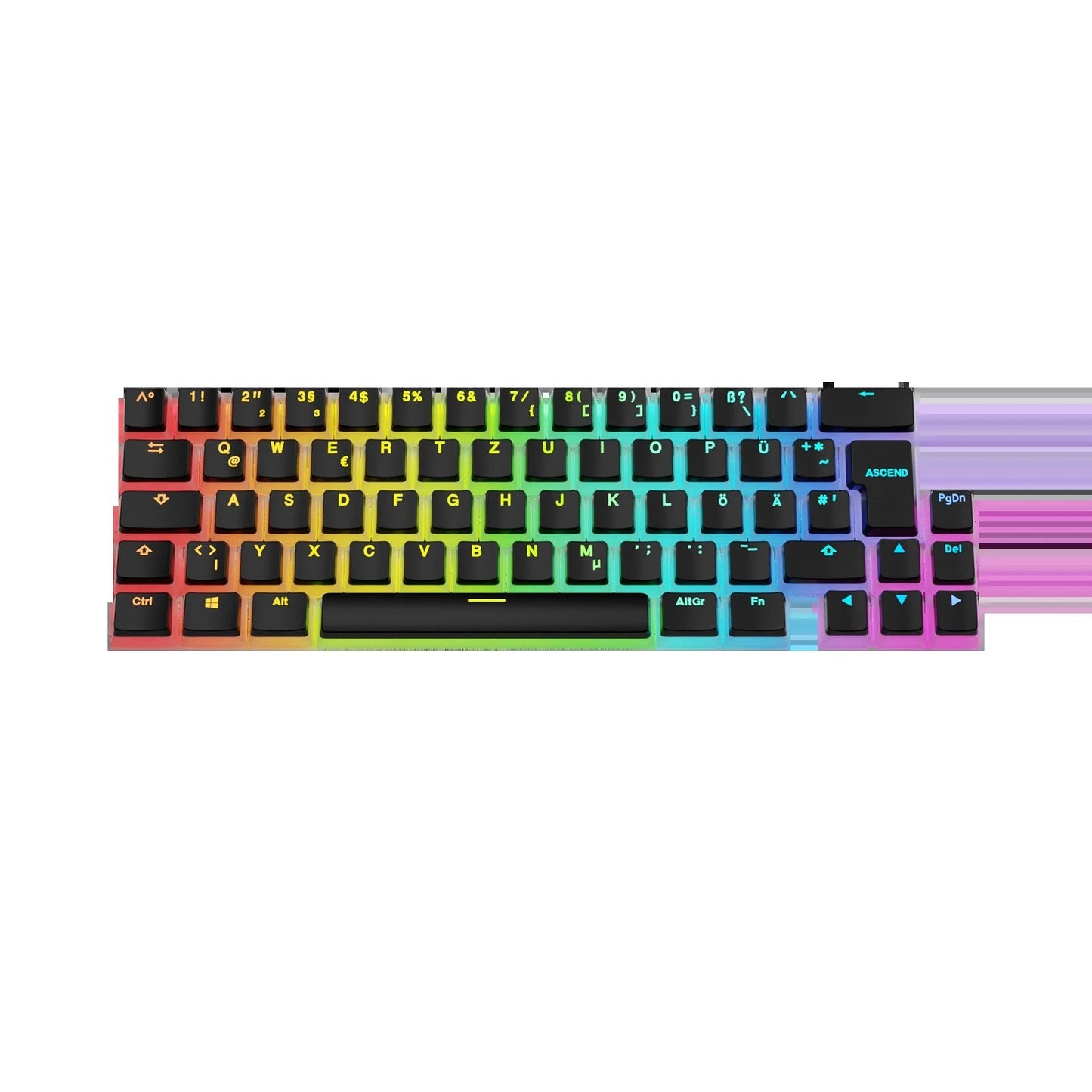 Keycaps Aura V3 Black DE