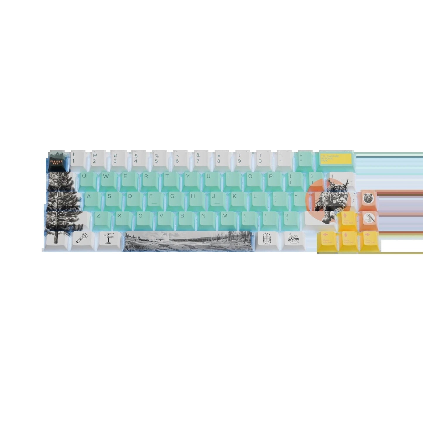 Keycaps Limited Edition Yellowstone US