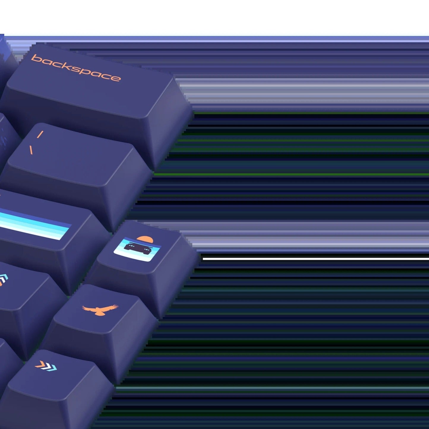 Keycaps Limited Edition Synth Sunrise US