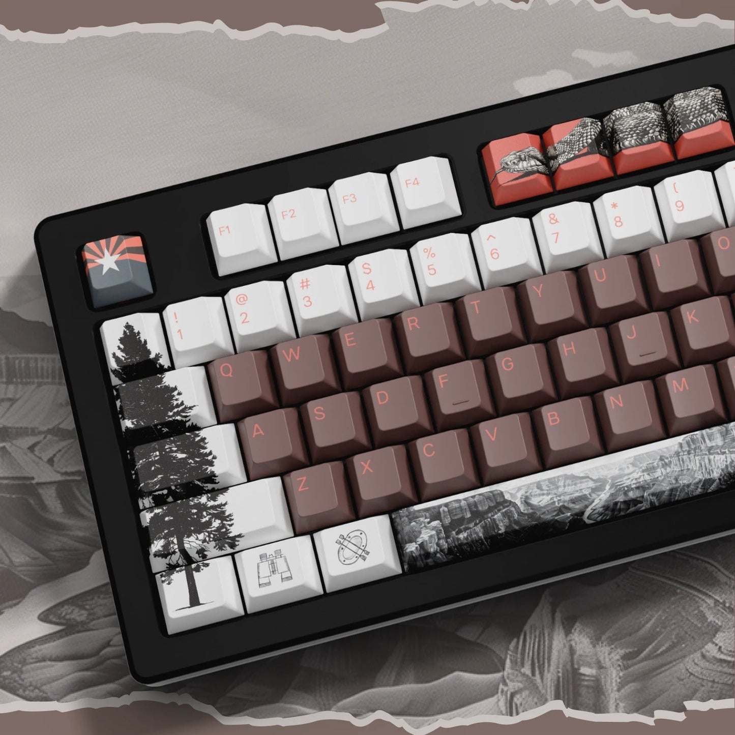 NPCA + Glorious GPBT National Parks Collection Keycaps