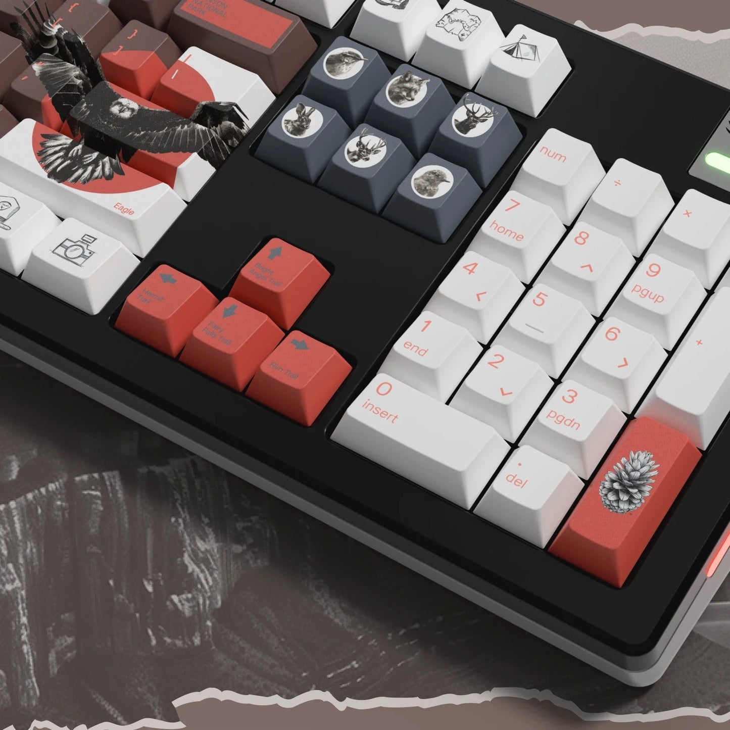 NPCA + Glorious GPBT National Parks Collection Keycaps