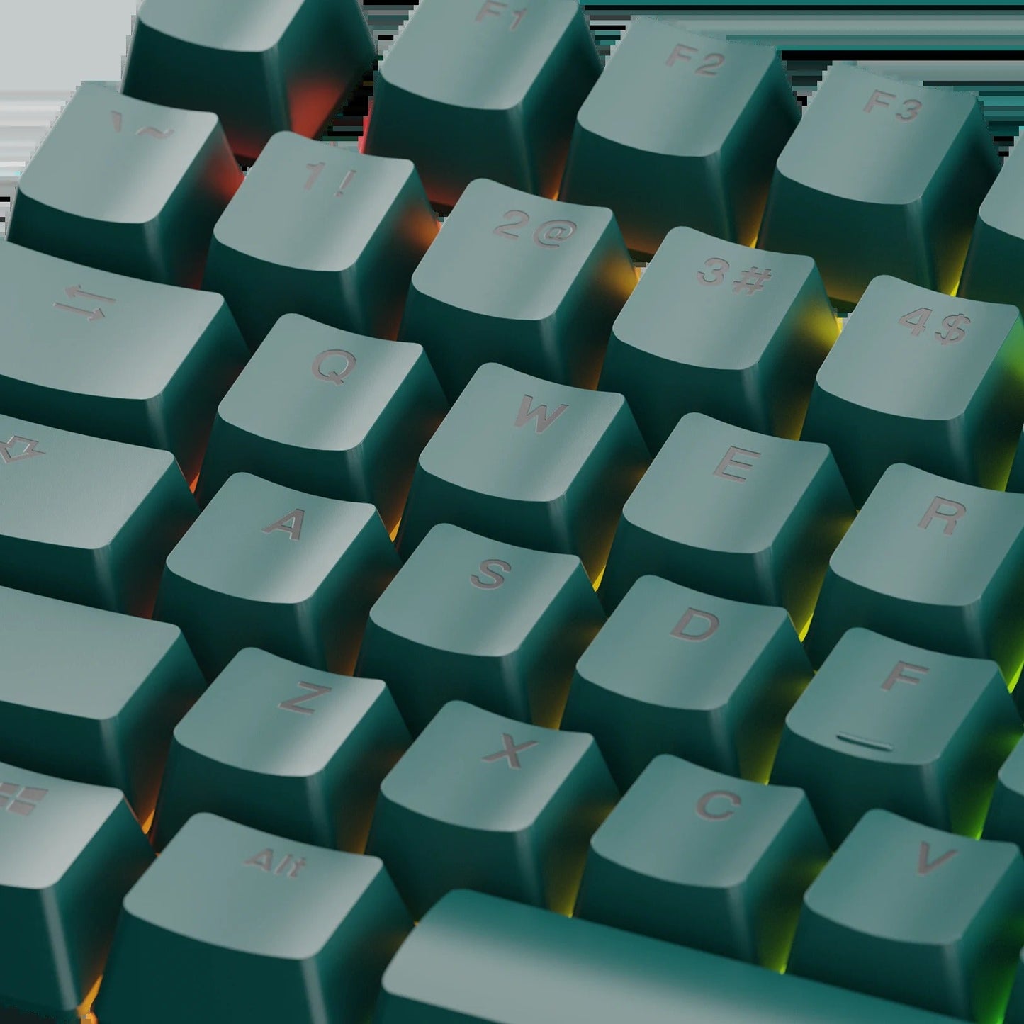 Keycaps Basics Totem Green US