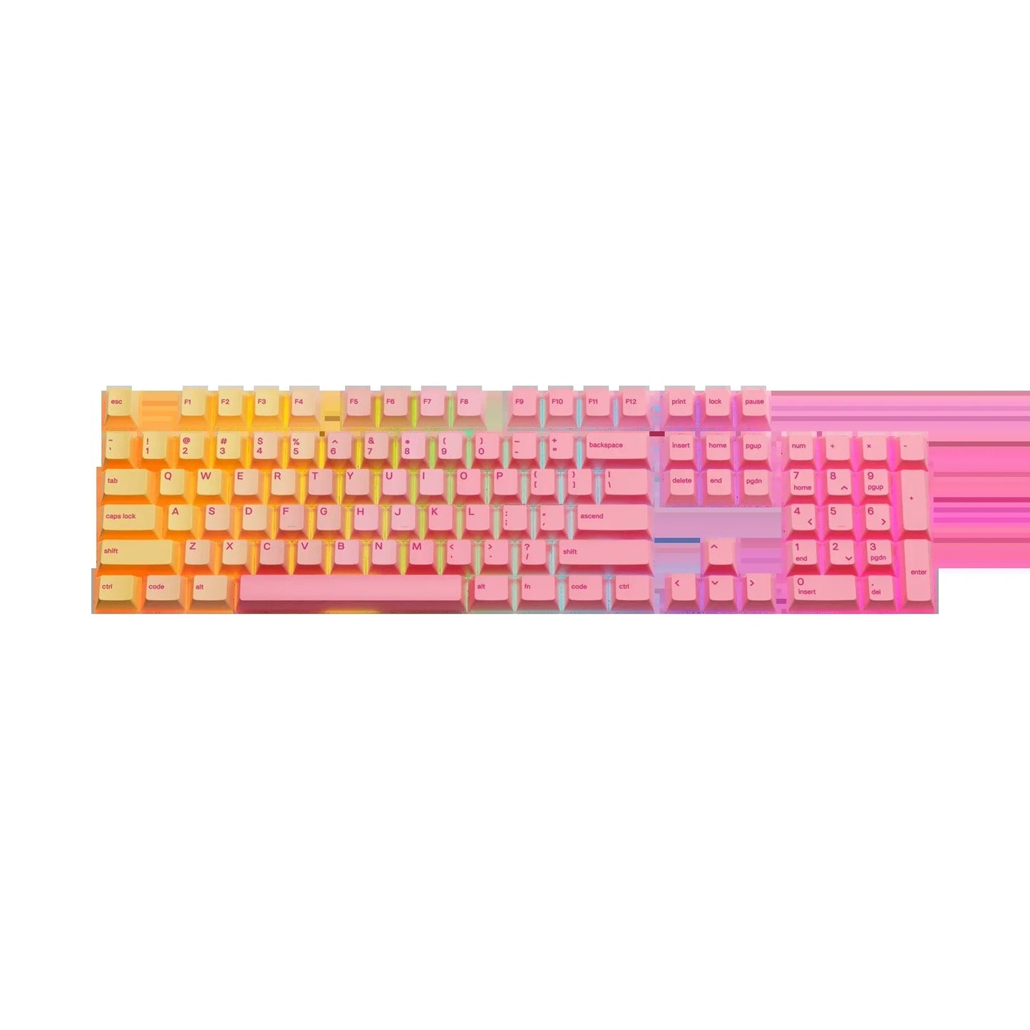 Keycaps Grapefruit US