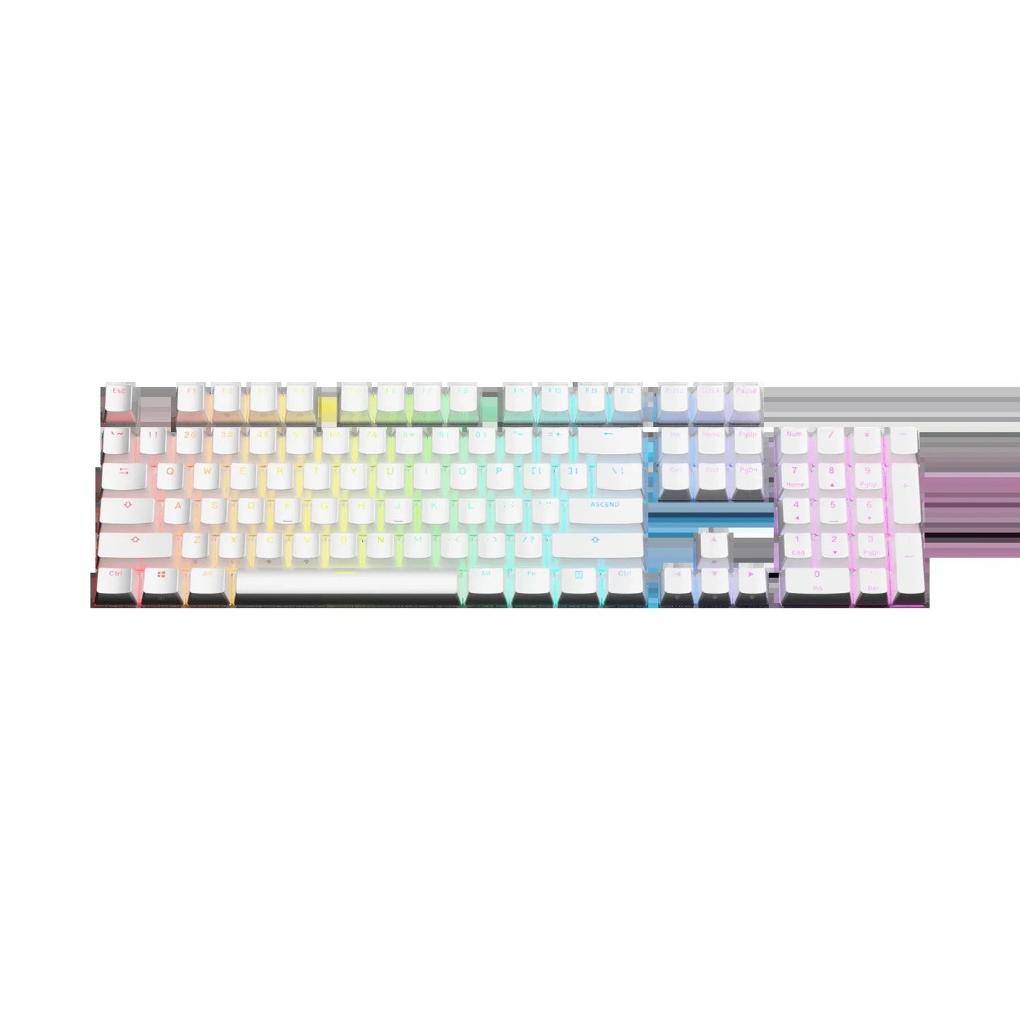 Keycaps Backlit White US
