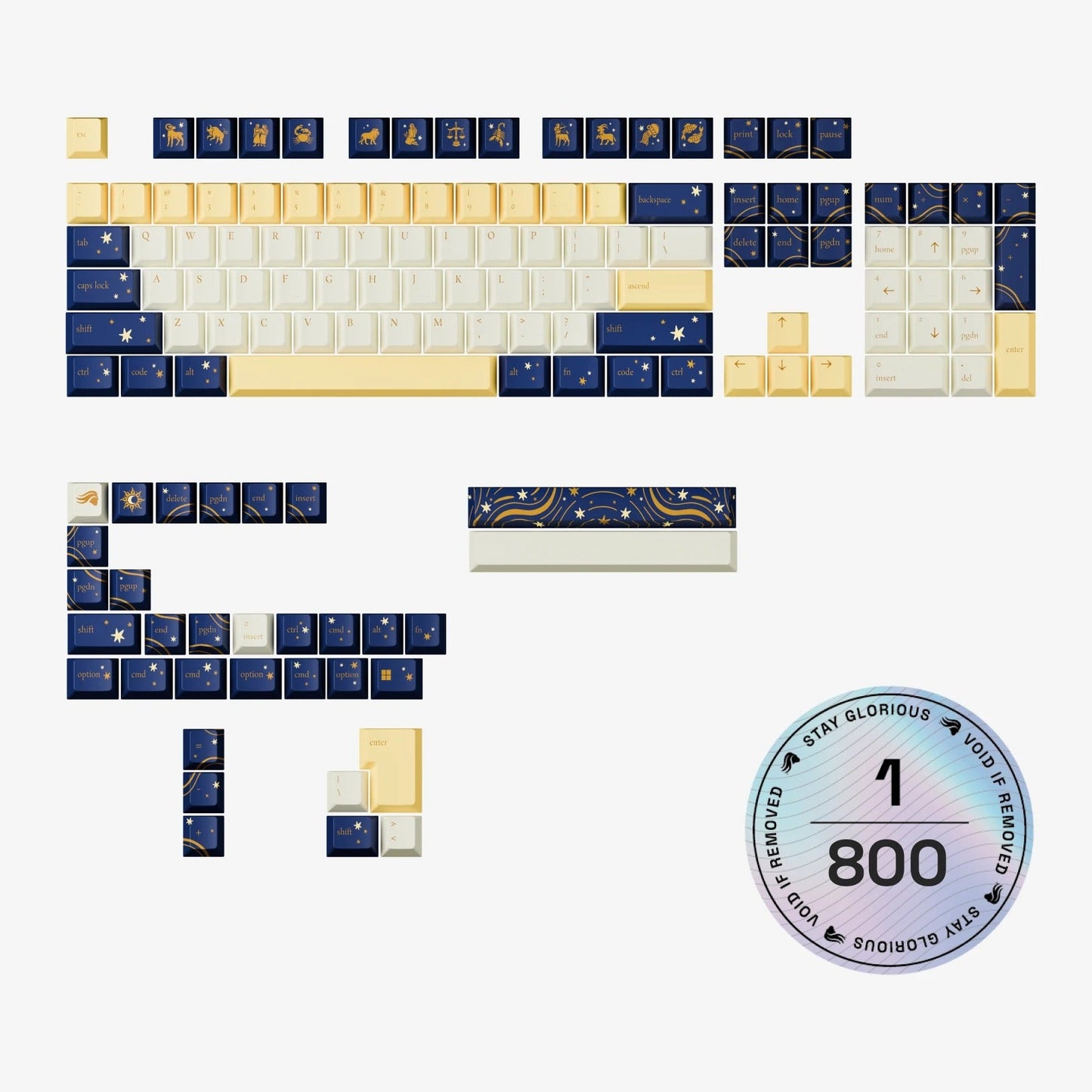 GPBT Star Sign Keycaps