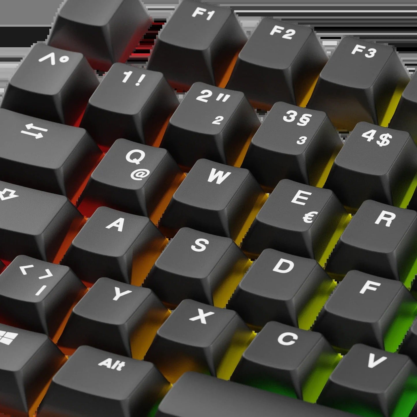 Keycaps Basics Classic Black DE