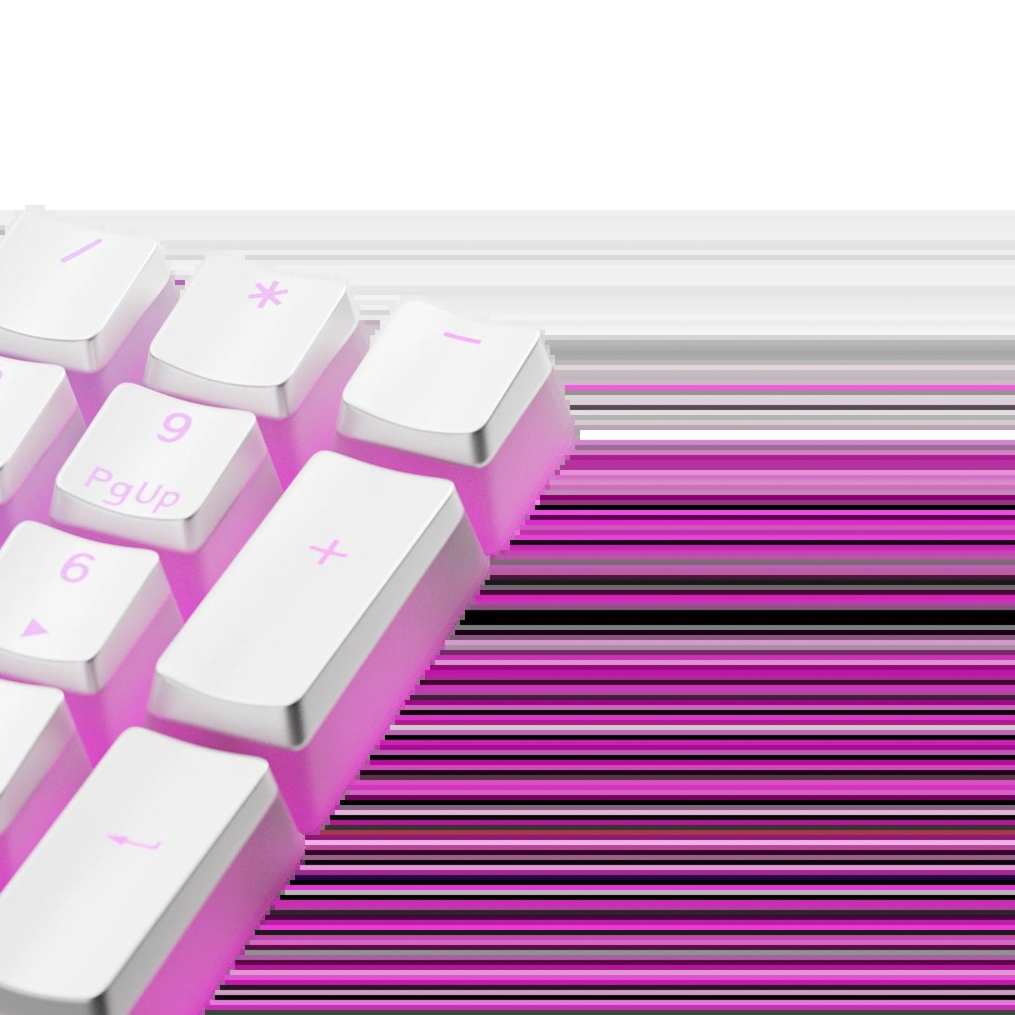 Keycaps Aura V3 White UK