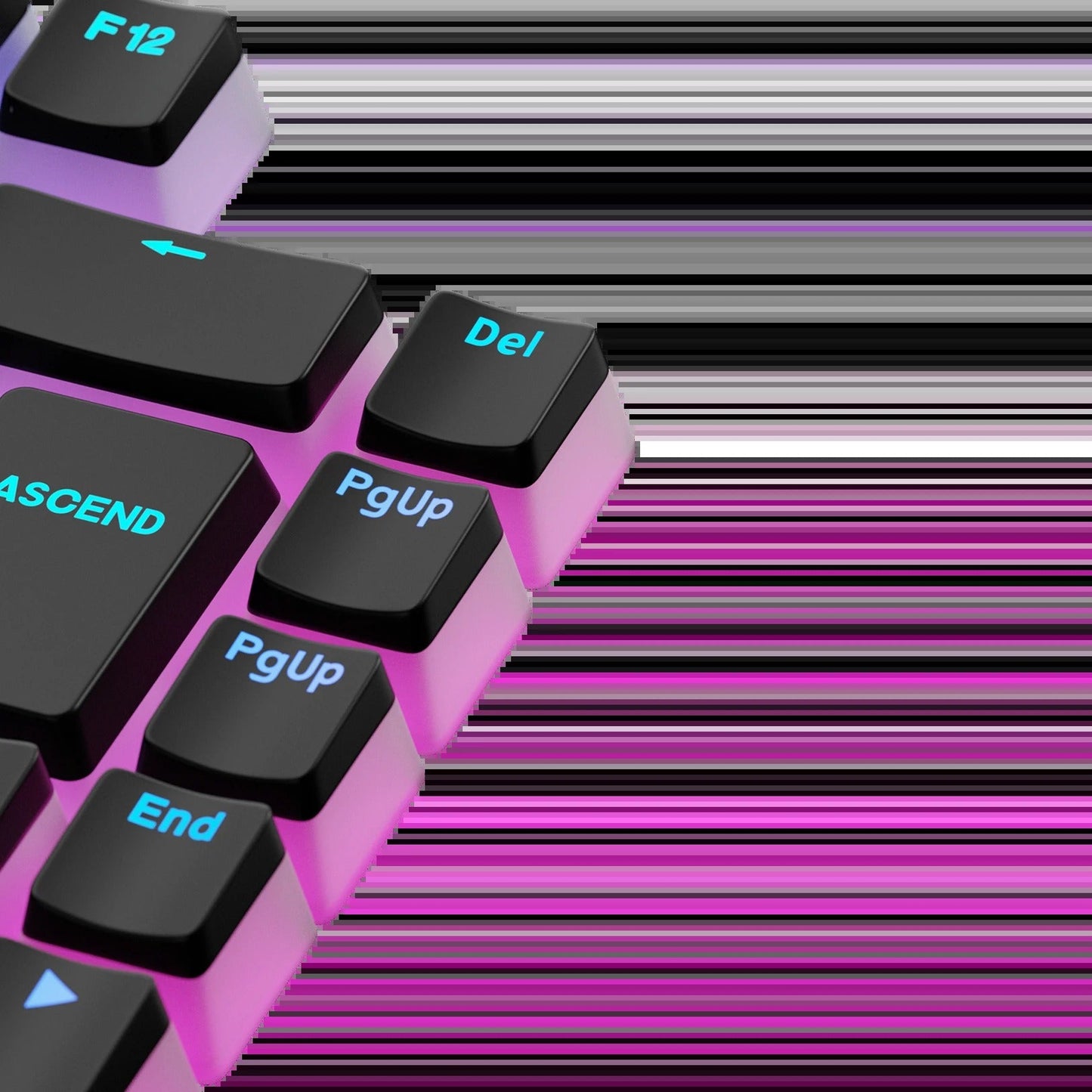 Keycaps Aura V3 Black DE
