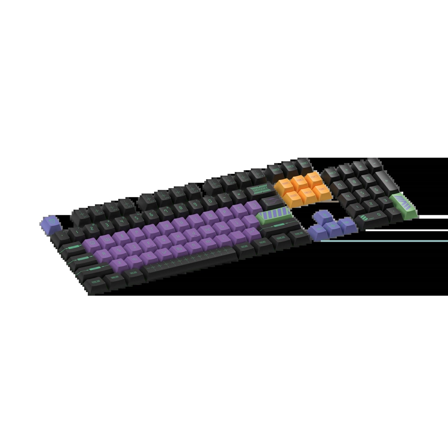 Keycaps Zero One US