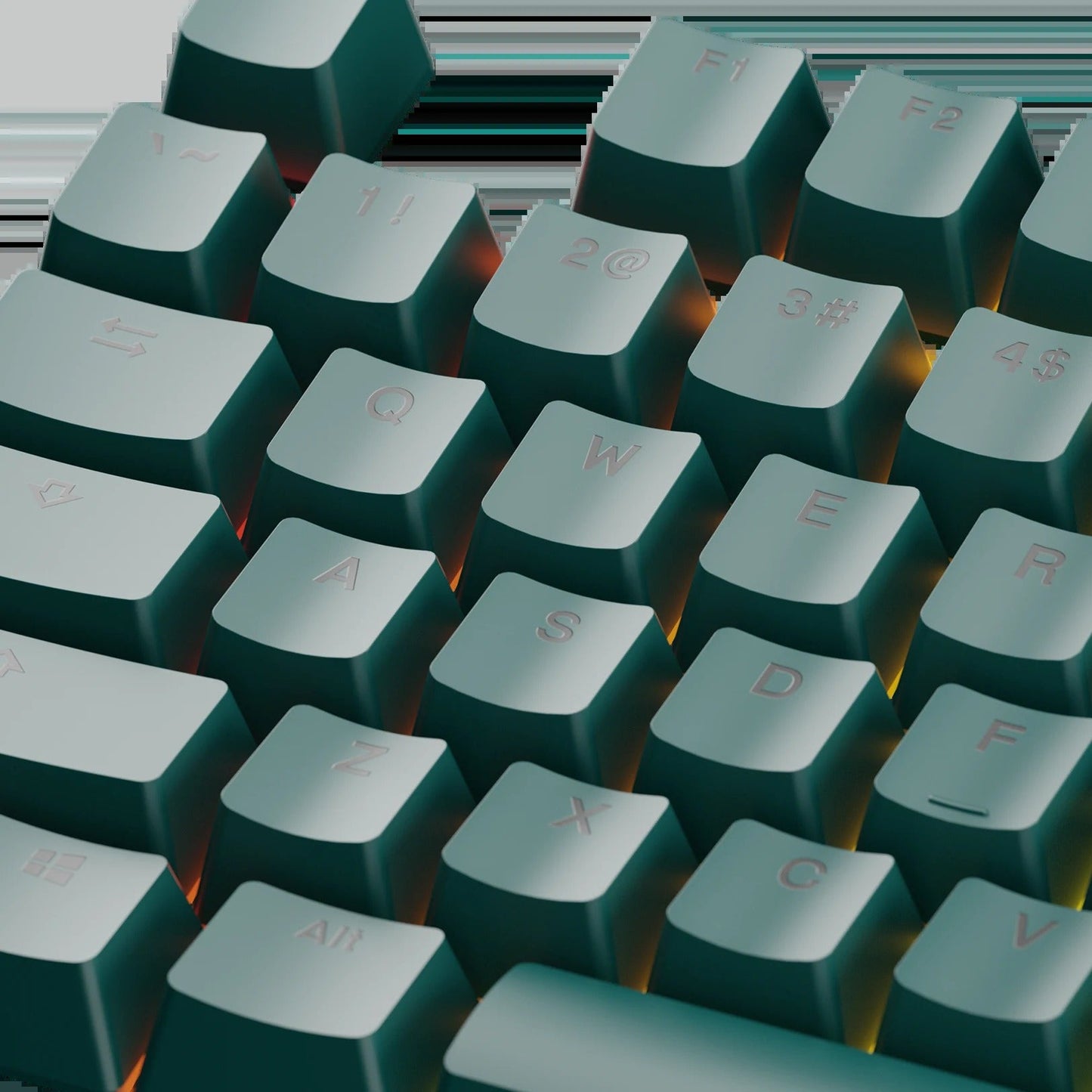 Keycaps Basics Totem Green US