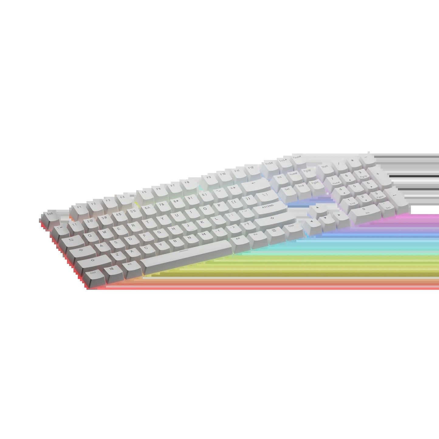 Keycaps Basics Classic White US