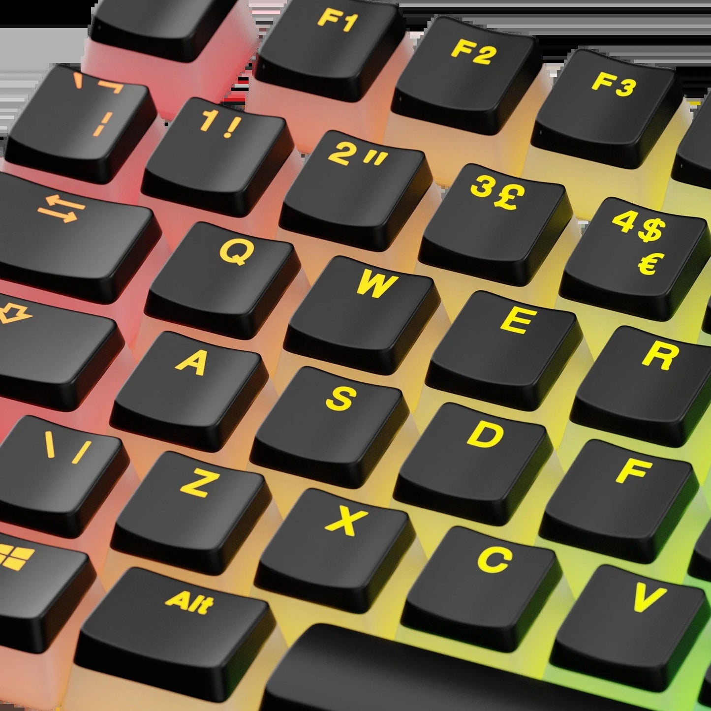 Keycaps Aura V3 Black UK